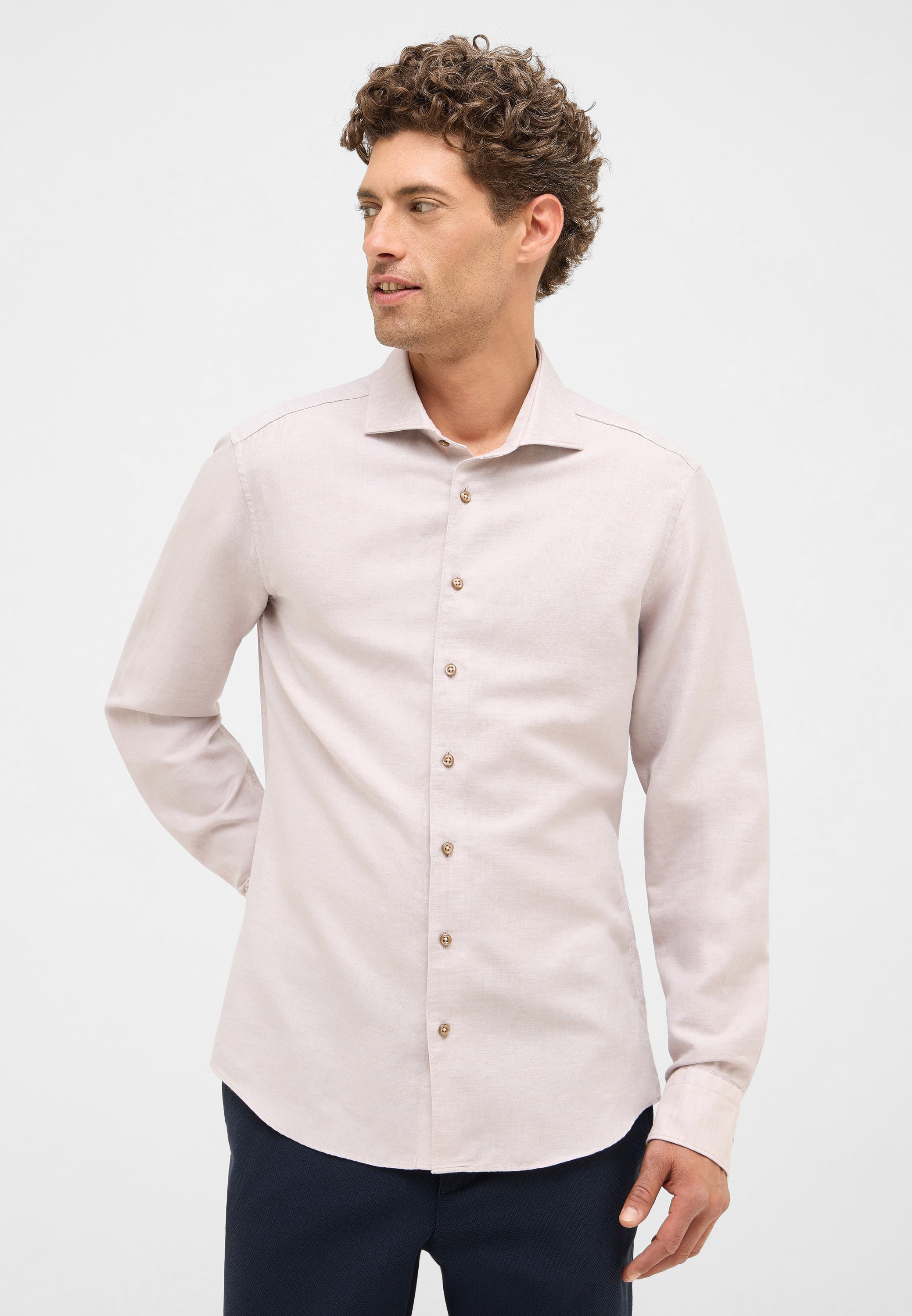 Eterna Langarmhemd "SLIM FIT", EASY IRON (bügelleicht) günstig online kaufen
