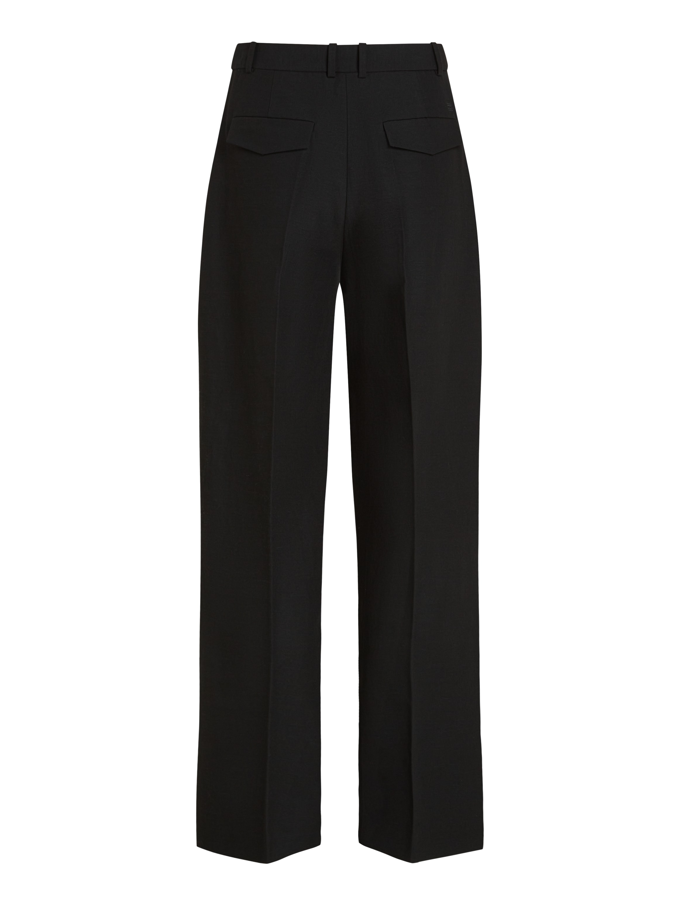 Tommy Hilfiger Webhose »LINEN MIX RLXD STRAIGHT PANTS«, mit Falten,kühlendes Premium Leinen