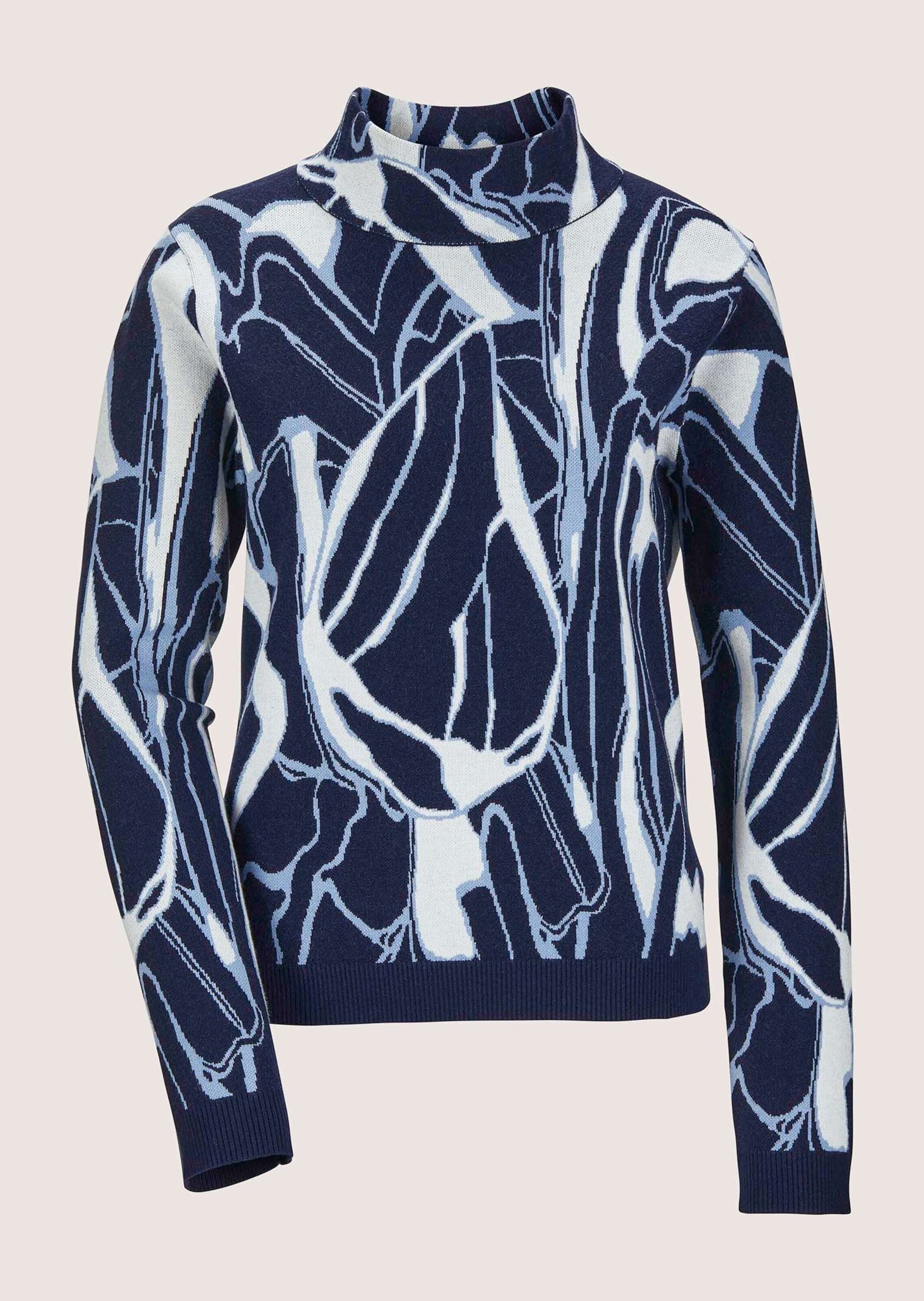 MADELEINE Longpullover "Pullover Jacquard-Pullover" günstig online kaufen