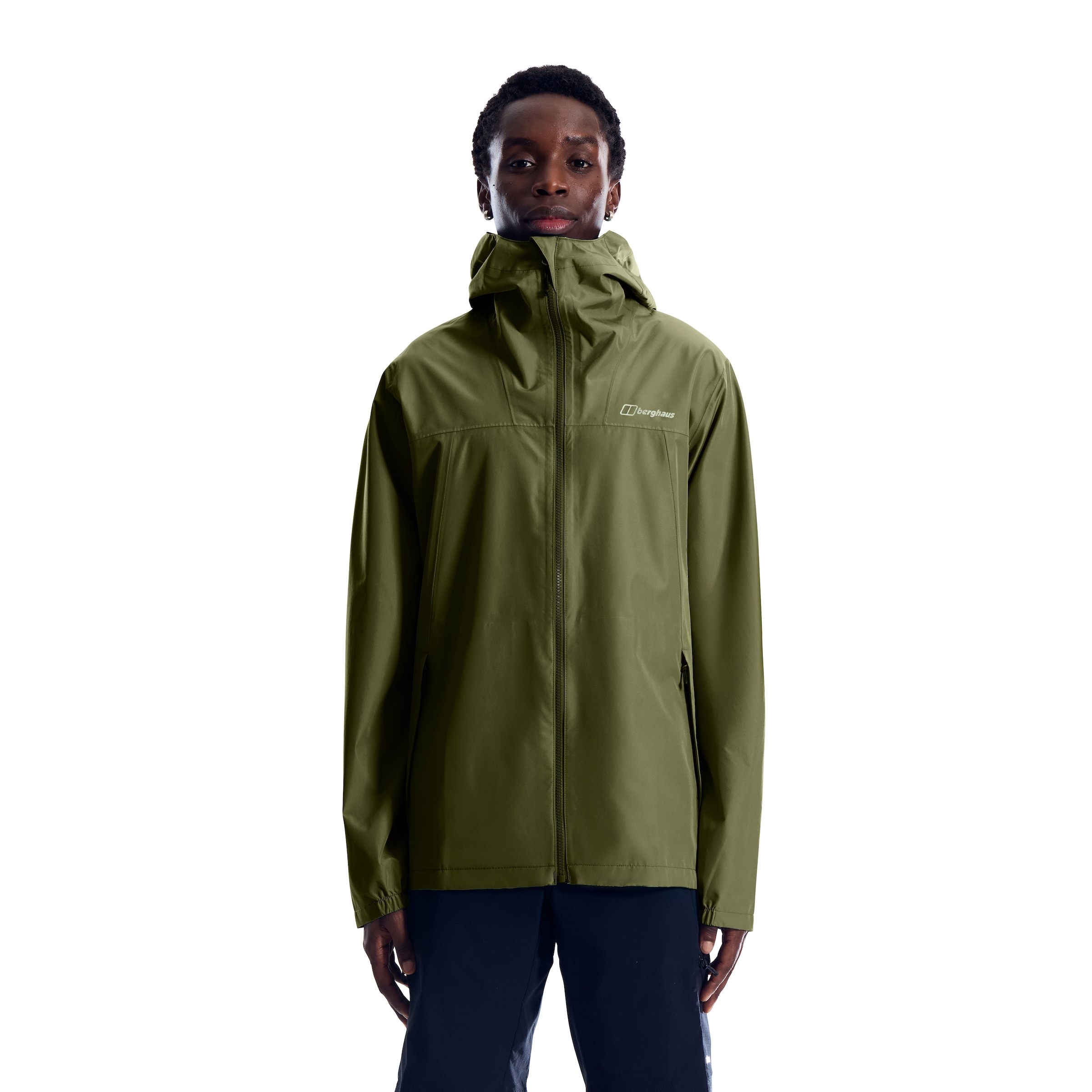 Berghaus "M DELUGE PRO 3.0 JKT" mit Sturmklappe, atmungsaktiv, wasserdicht, aus Polyester
