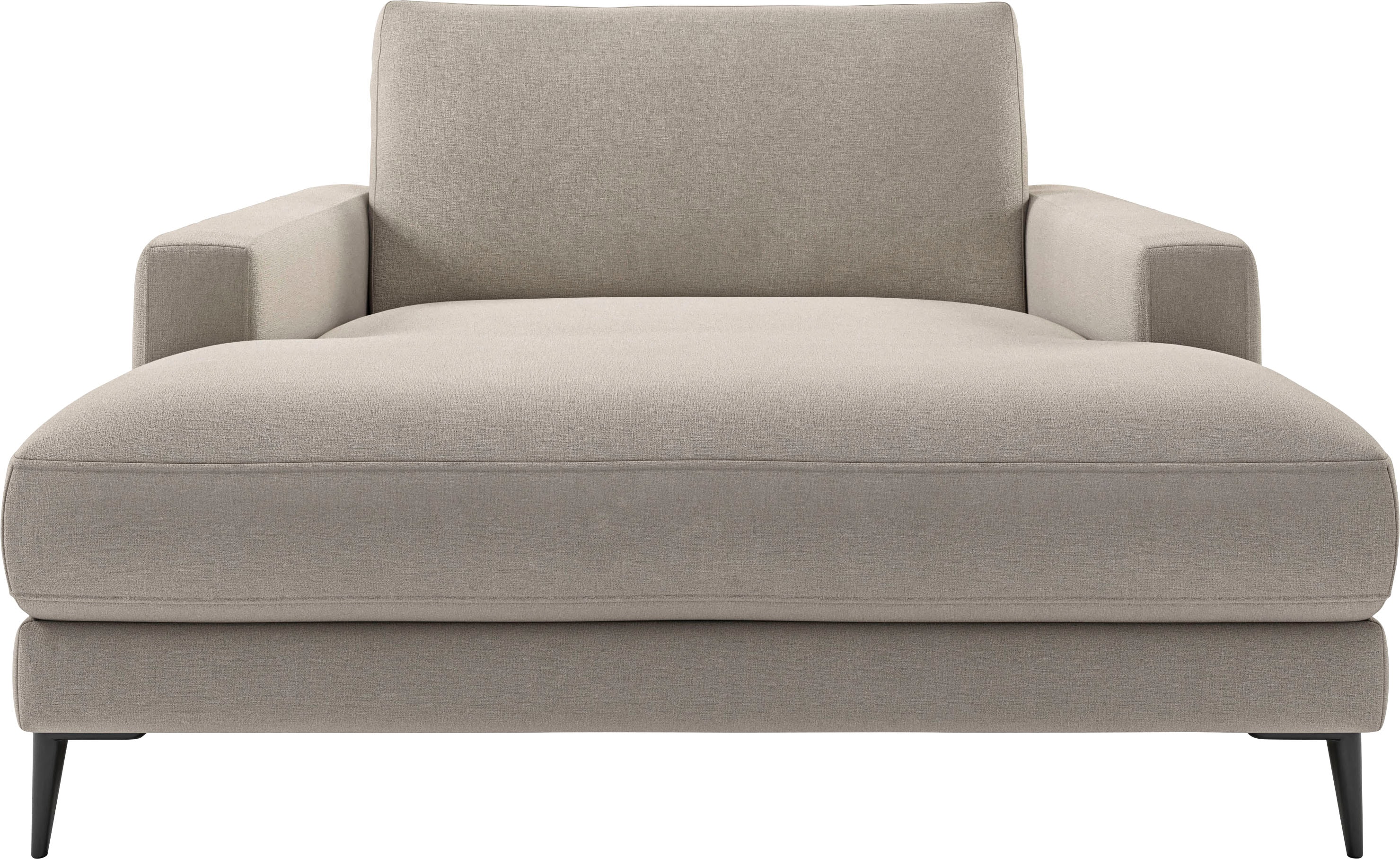 Home affaire Chaiselongue "Downtown Loungemöbel zum Relaxen, B/T/H: 132/170/84 cm" auch in Bouclé, Cord und Easy care - leicht mir Wasser zu reinigen