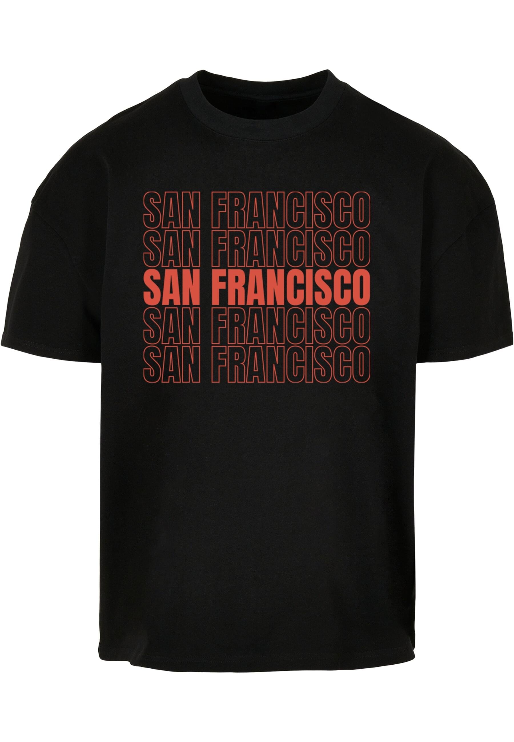 T-Shirt »Merchcode Herren San Francisco Ultra Heavy Cotton Box T-Shirt«, (1 tlg.)