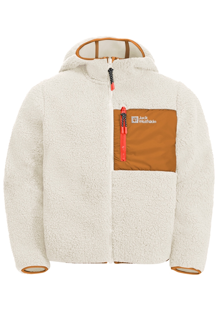 Jack Wolfskin Fleecejacke »ICE CURL HOOD JACKET K«, mit Kapuze | BAUR