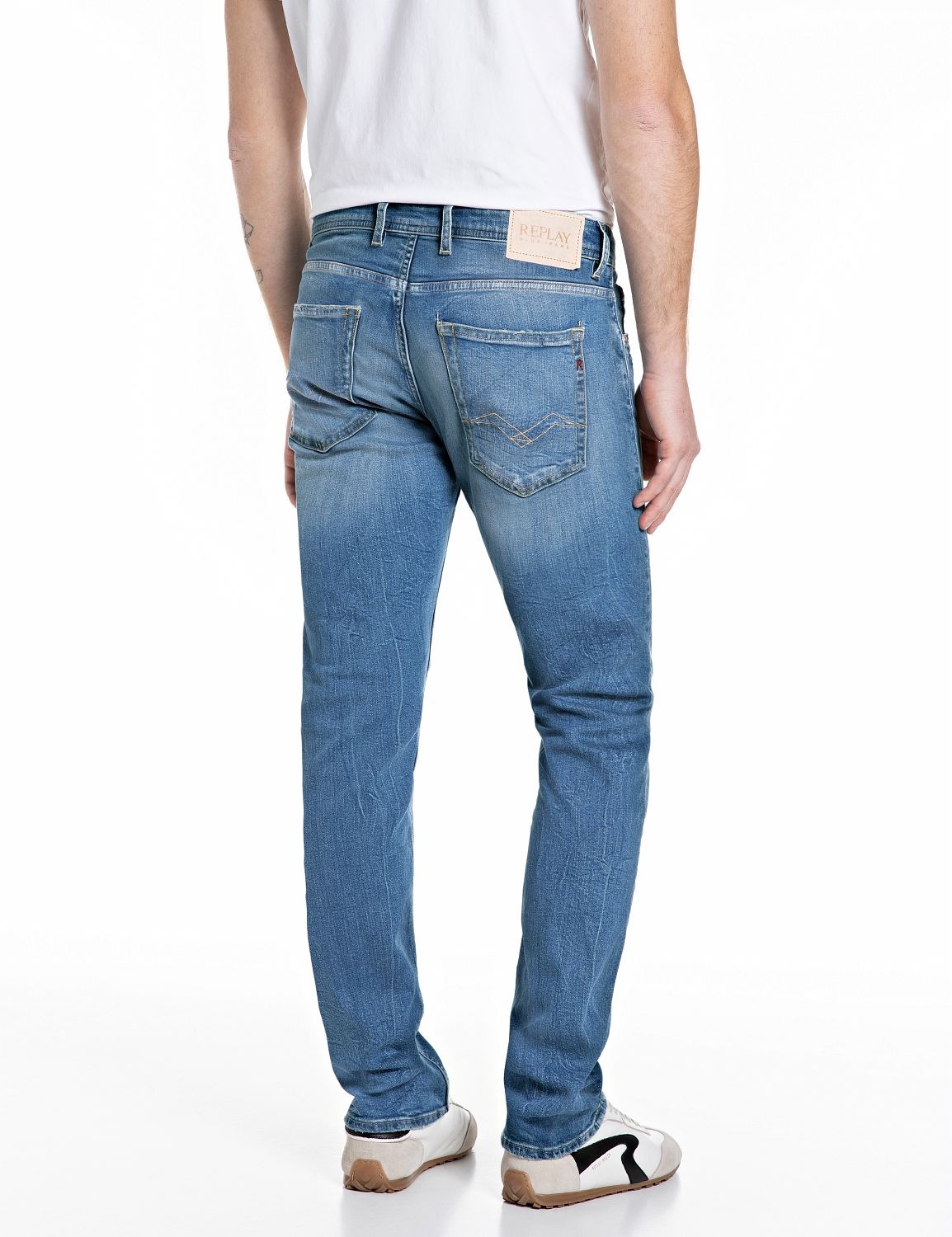 Replay Straight-Jeans "GROVER" in vielen verschiedenen Waschungen, mit Stre günstig online kaufen