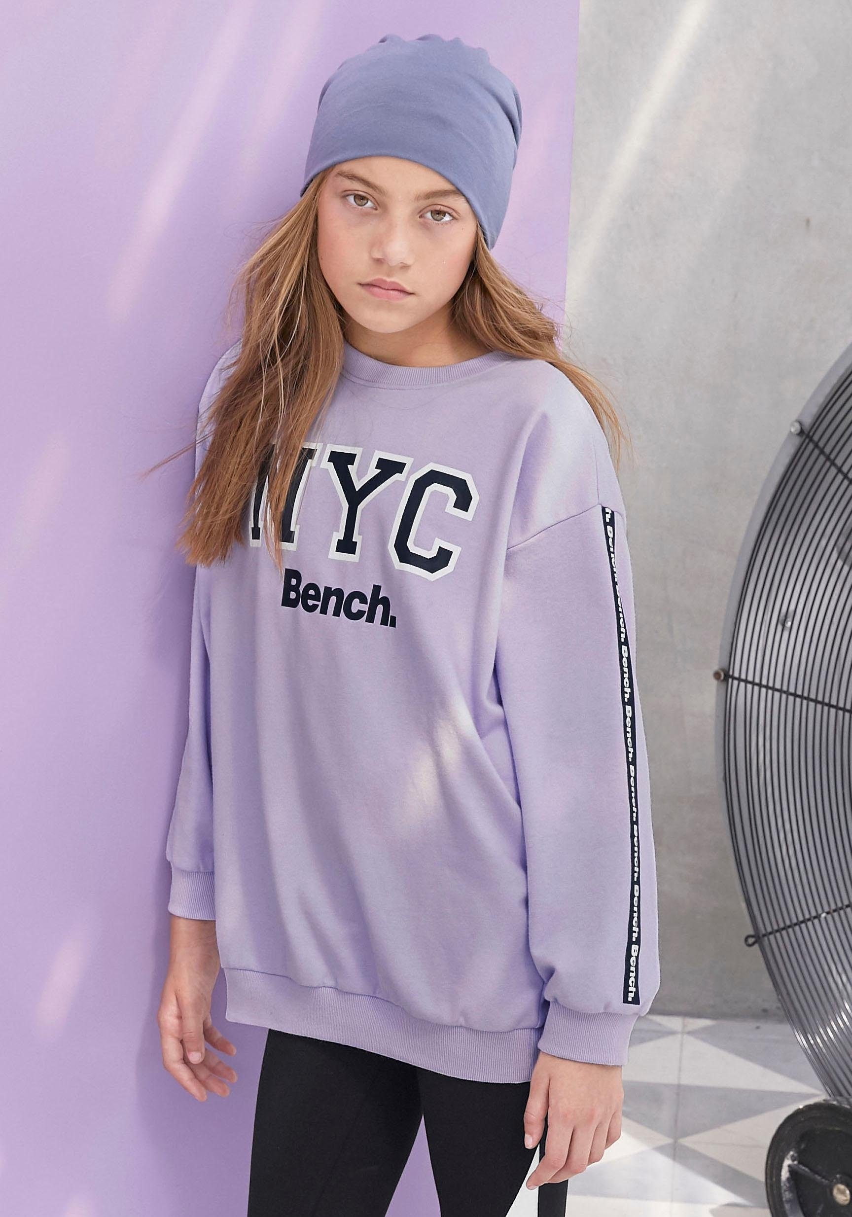 Bench. Sweatshirt, oversize - mit Logo-Print am Ärmel ▷ für | BAUR