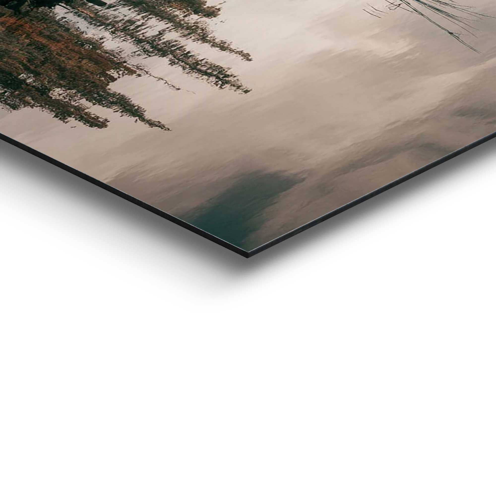 Reinders! Deco-Panel »Berge am Wasser« Natur 1 Stk. tlg. Hobbyraum - Grün - MDF - Berge - 60x90 cm