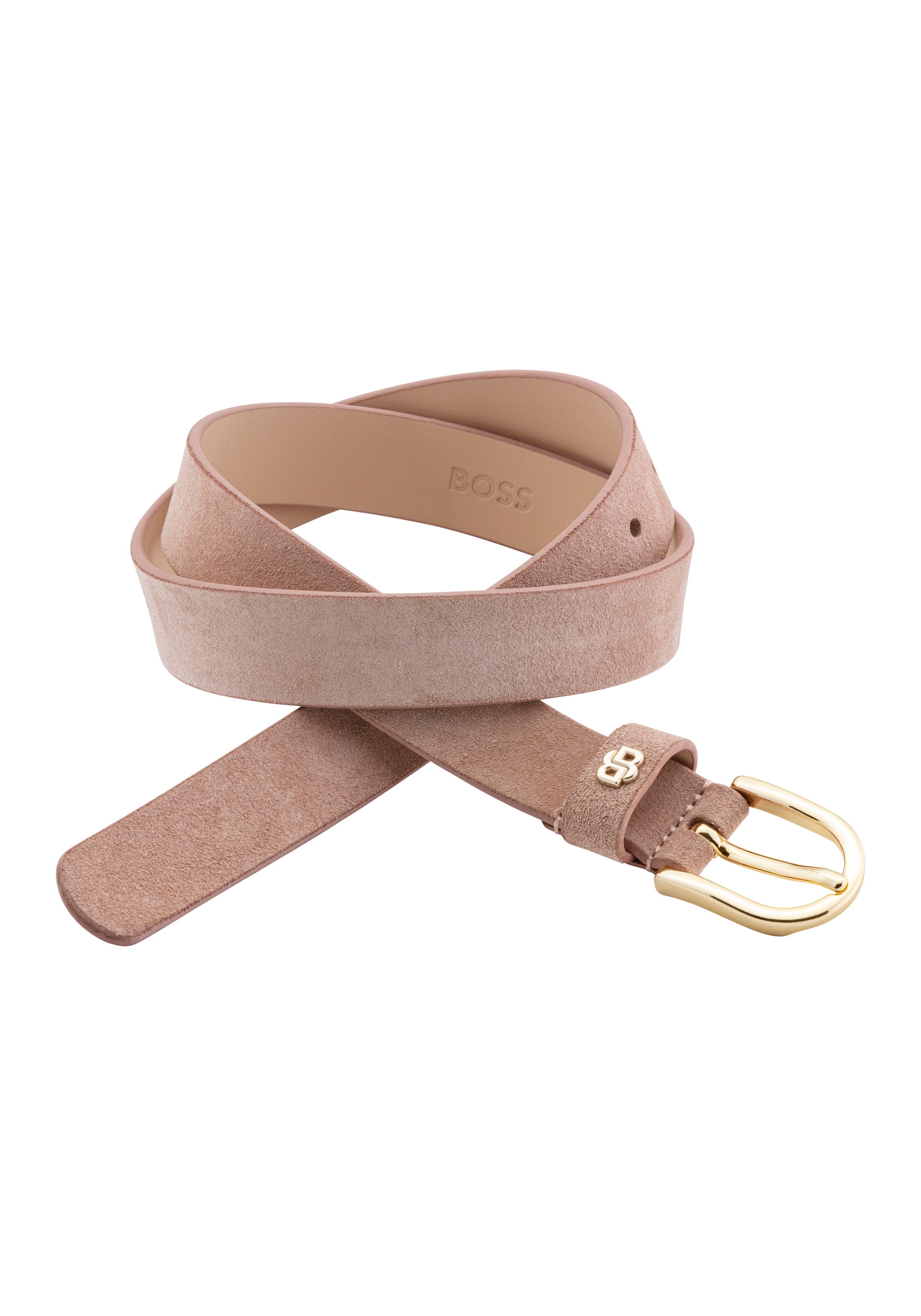 BOSS Ledergürtel "Scarlet-BB-Sd-G Sz25", mit Monogramm-Label günstig online kaufen