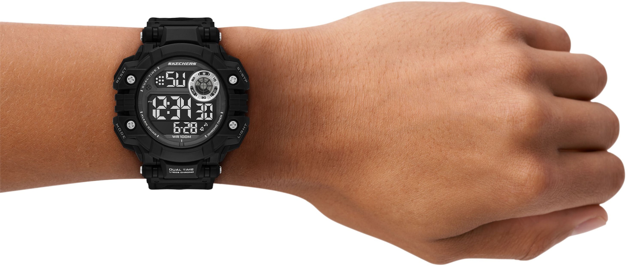 Skechers Chronograph »ALLENFORD«, Quarzuhr, Armbanduhr, Herrenuhr, digital, Wochentag, Stoppfunktion