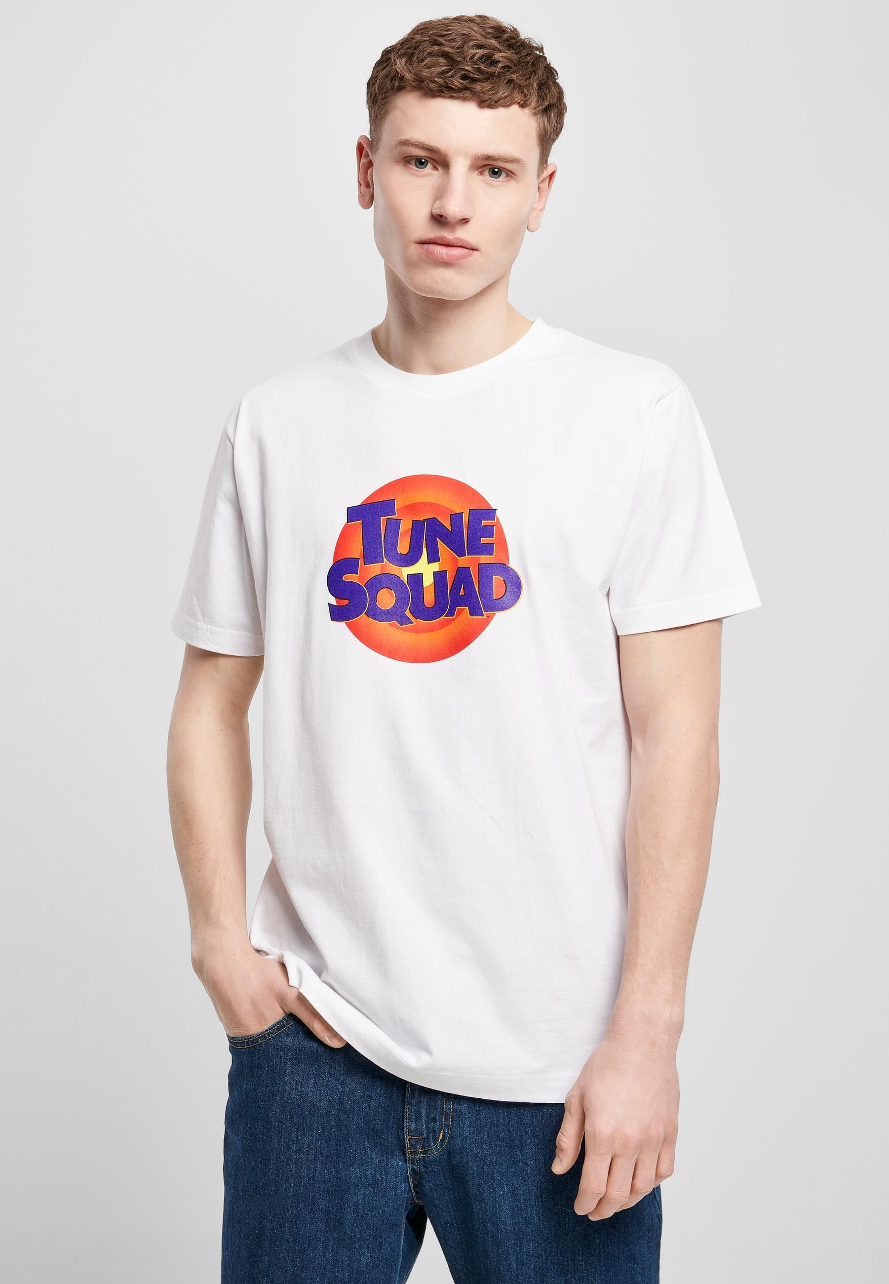 MisterTee Kurzarmshirt »MisterTee Herren Space Jam Tune Squad Logo Tee«, (1 tlg.)