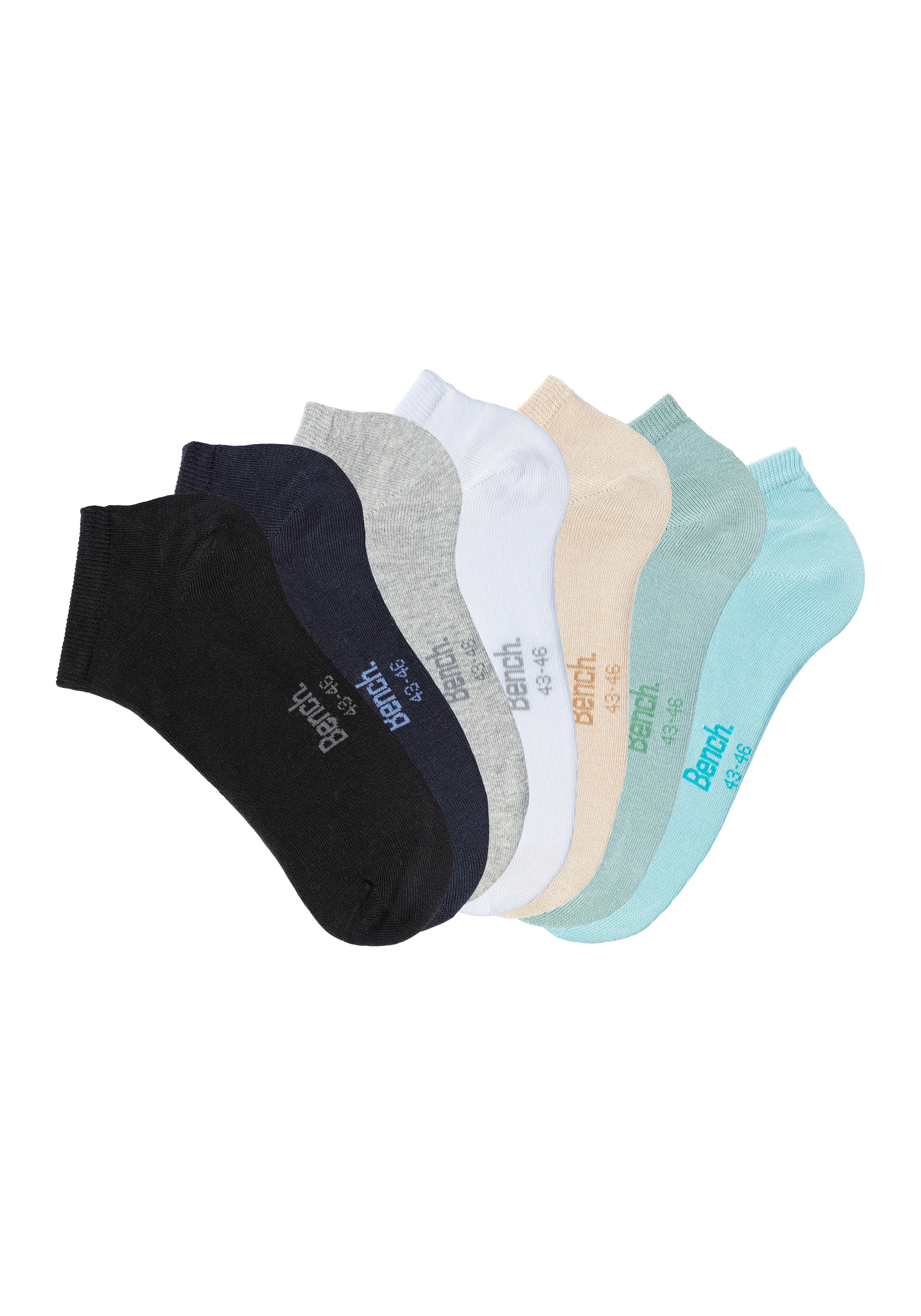 Bench. Sneakersocken, (Dose, 7 Paar), verpackt in der Dose