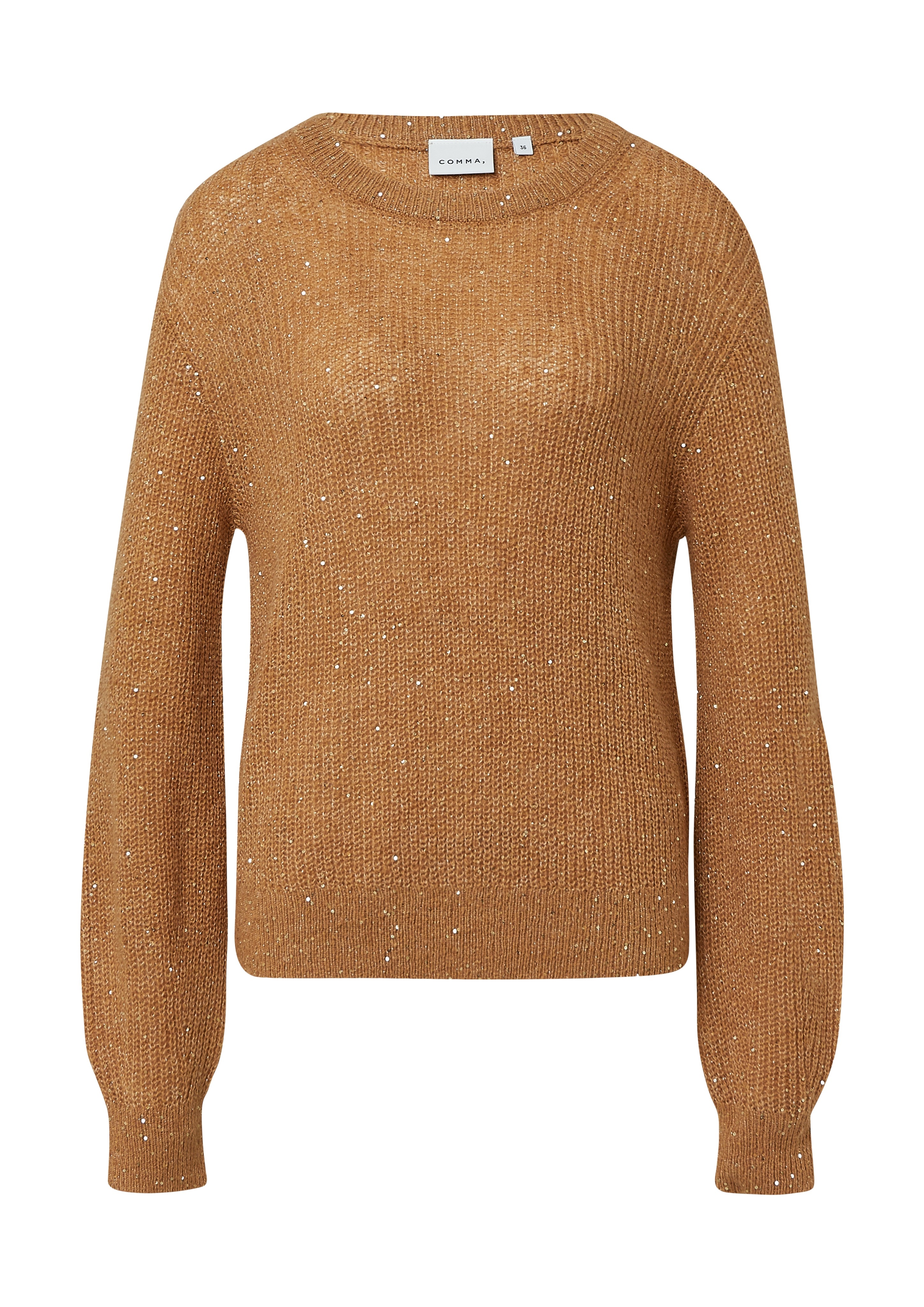 Thumbnail - Comma Strickpullover mit Glitzer-Details