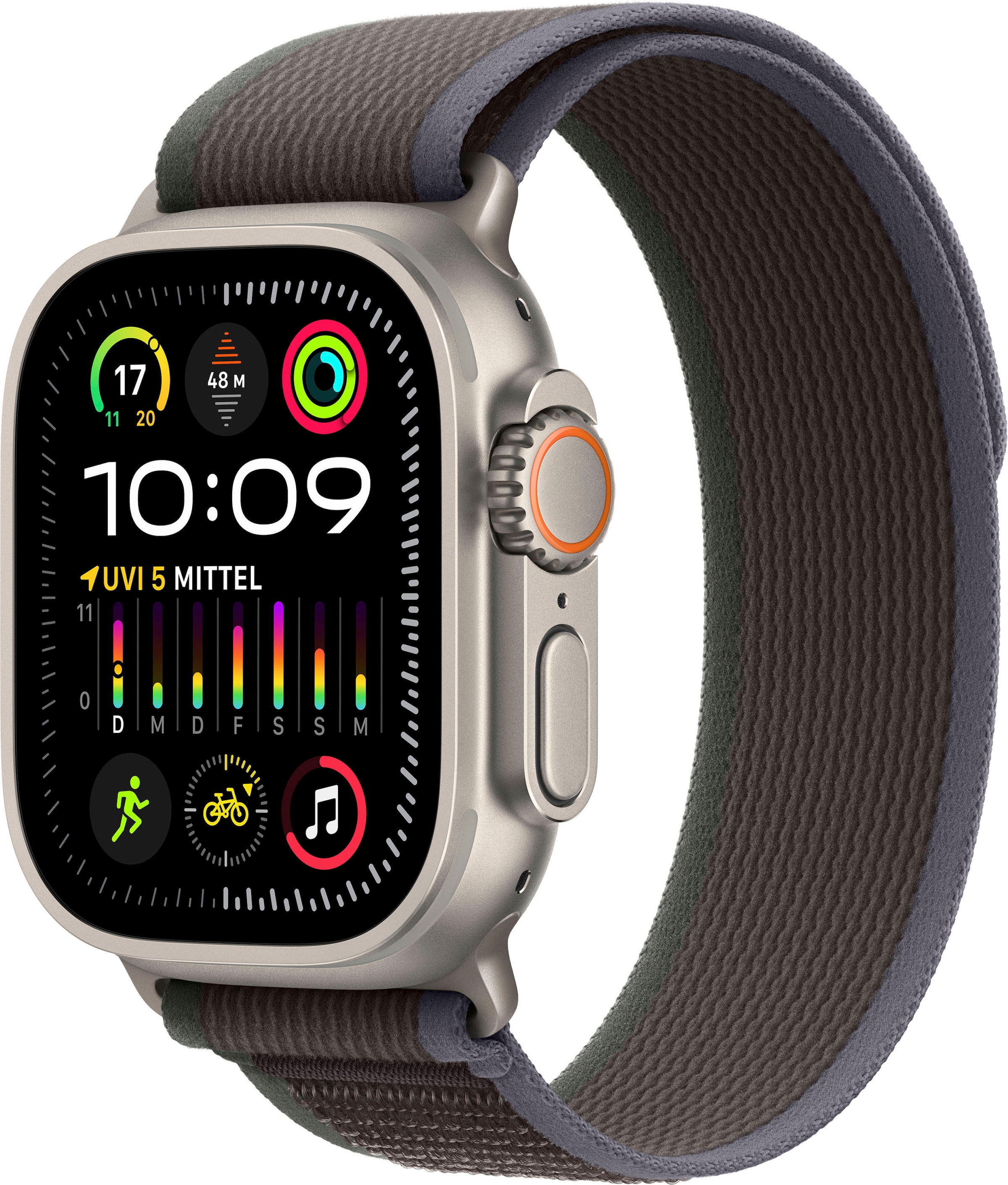 Smartwatch »Watch Ultra 2 GPS 49 mm + Cellular Titanium M/L«, (Watch OS 10 Trail Loop)