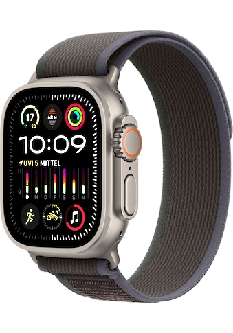 Smartwatch »Watch Ultra 2 GPS 49 mm + Cellular Titanium S/M«, (Watch OS 10)