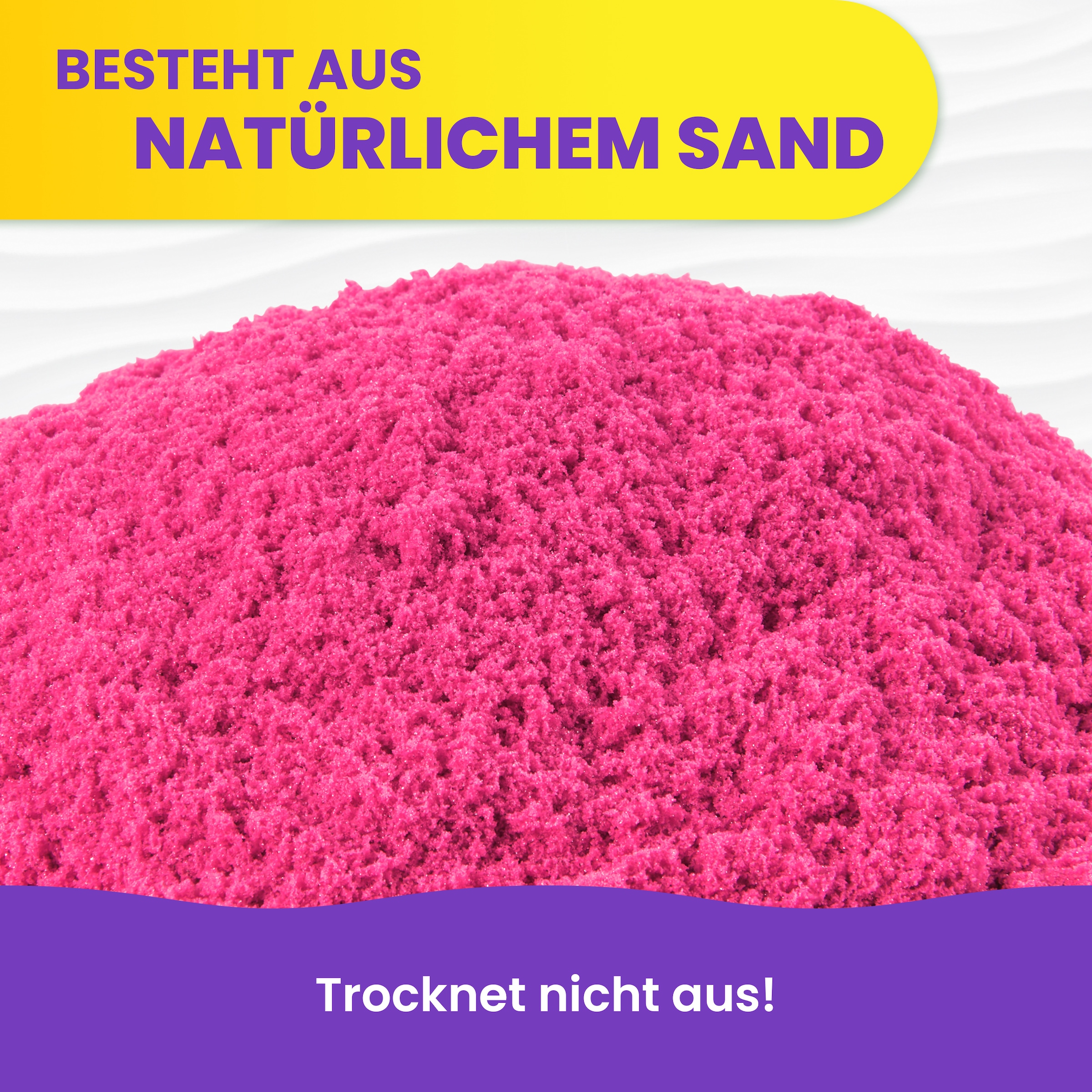 Spin Master Kreativset »Kinetic Sand - 907 g Beutel Schimmer Pink«