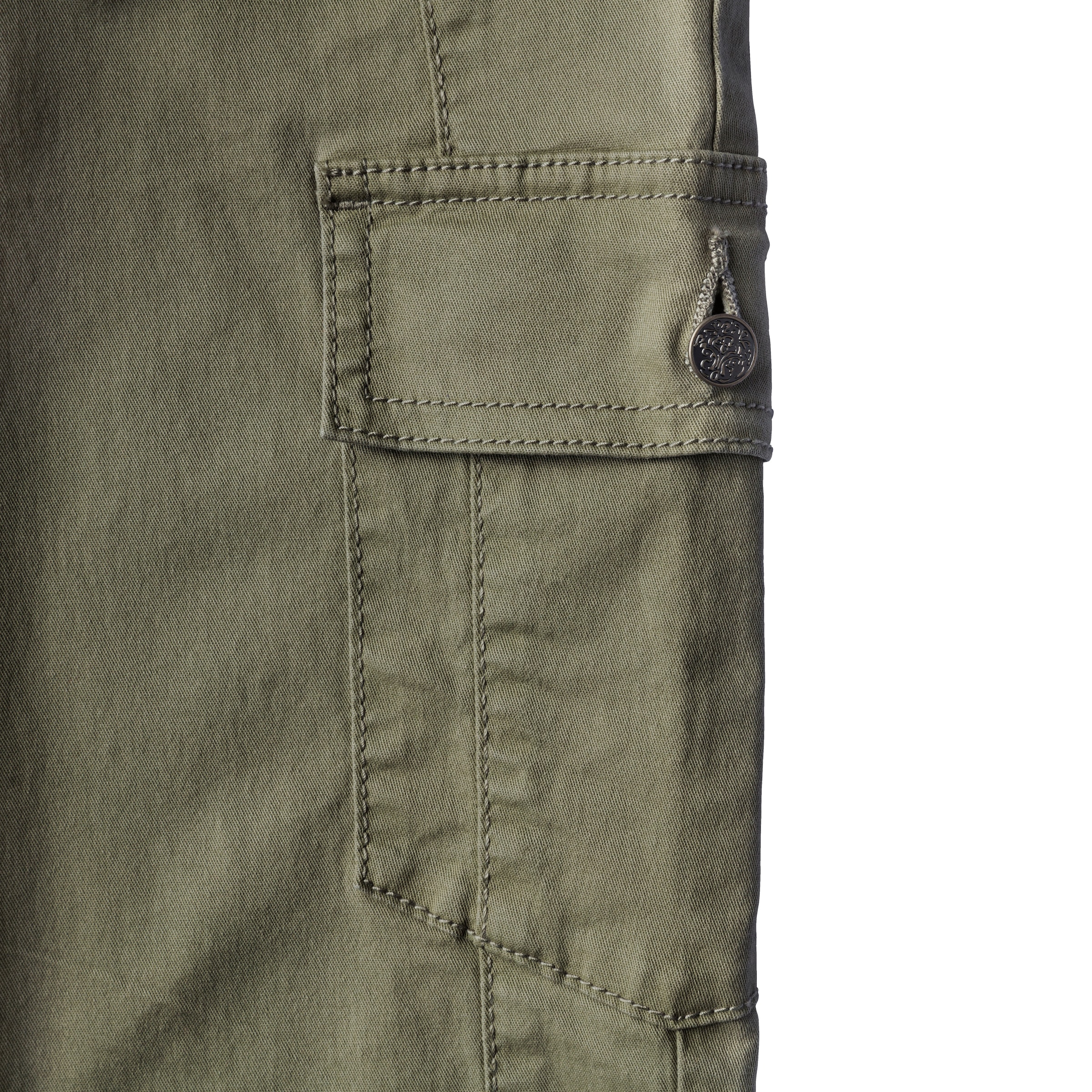 Vivance active Trekkinghose »Cargo Jeans Optik«, Baumwollmix mit Cargo Taschen