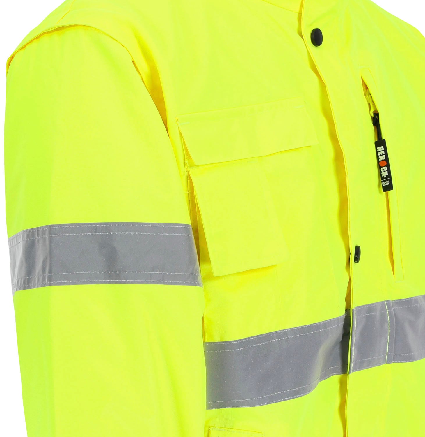 Arbeitsjacke herausehmbarem bestellen Herock VIZ«, online BAUR Kapuze Ärmeln und HIGH und abnehmbaren | Mit Fleece-Bodywarmer »Tarvos