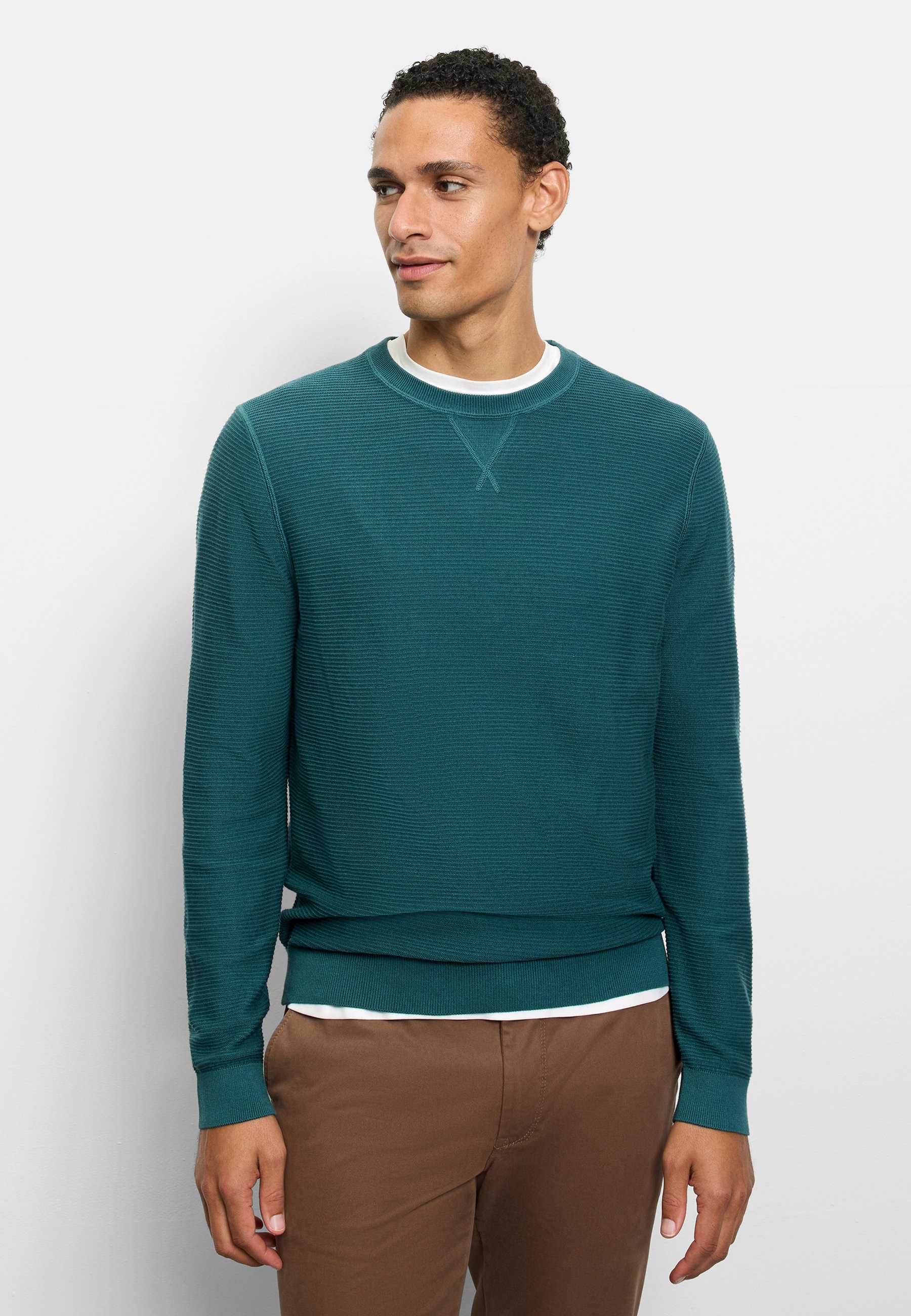 OLYMP Strickpullover "OLYMP Casual Strick, Pullover"