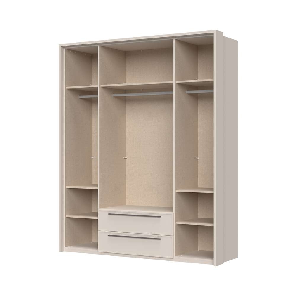 Thumbnail - PLACES OF STYLE Drehtürenschrank "Opera mit oder ohne Kranz inkl. LED-Bel.,B92,137,182 oder 227 cm" UV lackiert, Soft Cl...