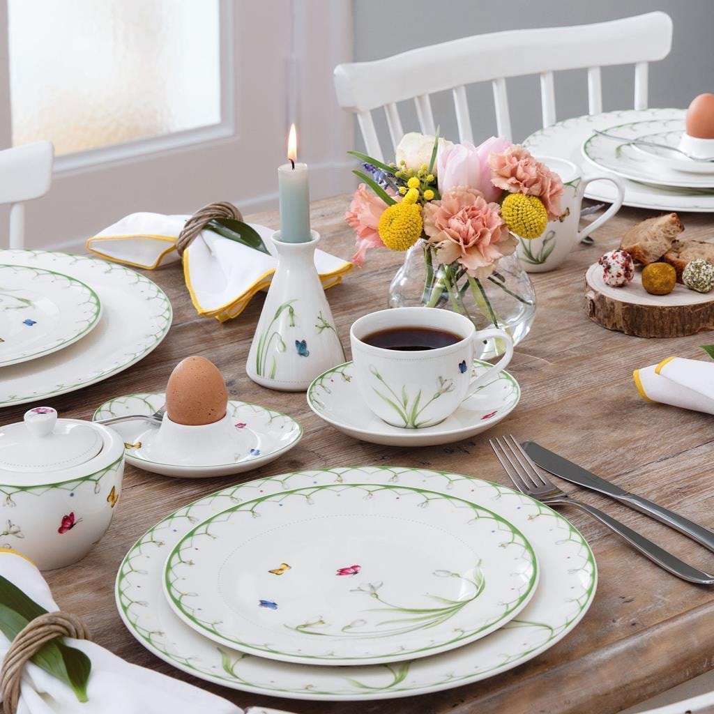 Villeroy & Boch Geschirr-Set »Frühstücks-Set Colourful Spring 12er Set bunt« Spülmaschinengeeignet, Mikrowellengeeignet
