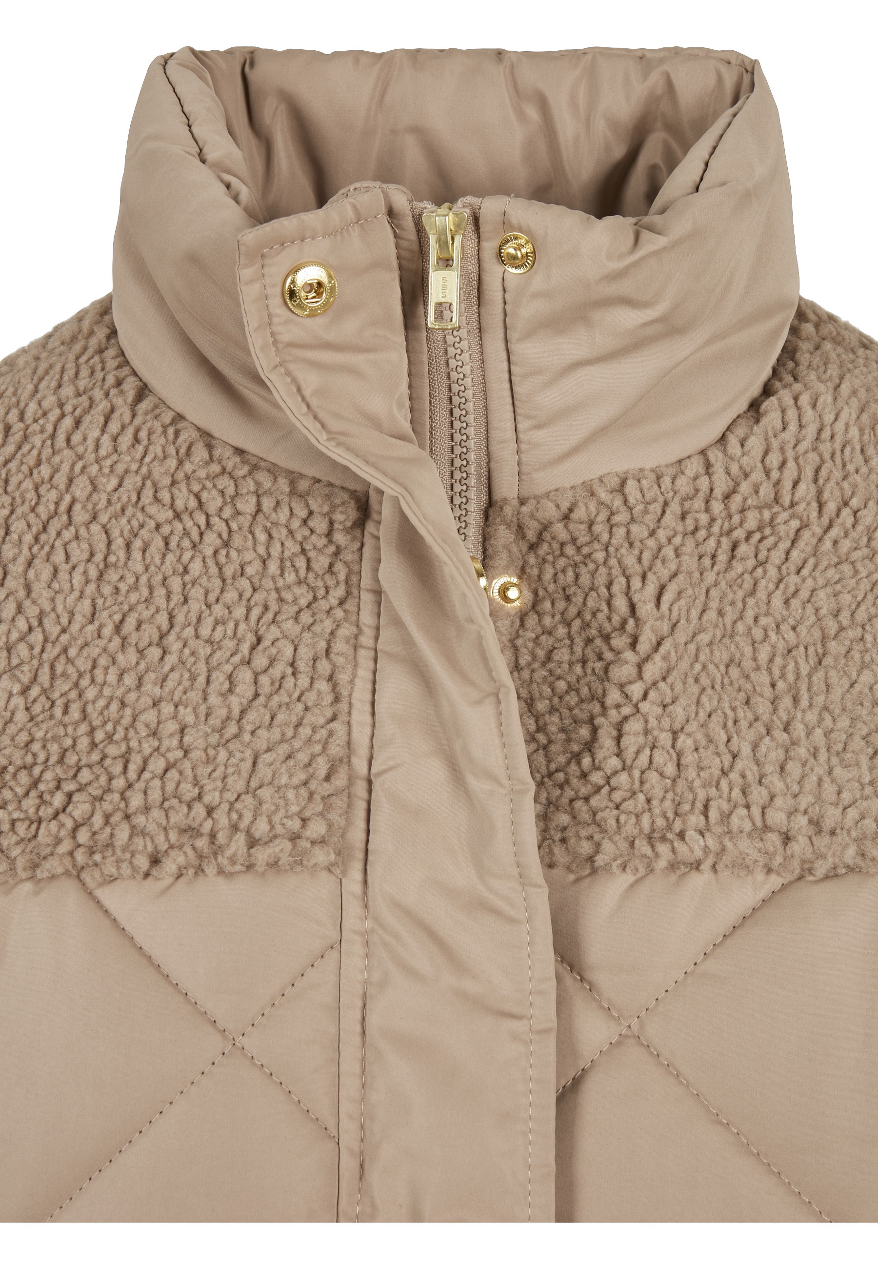 URBAN CLASSICS Winterjacke »Urban Classics Damen« 1 Stk. tlg. ohne Kapuze