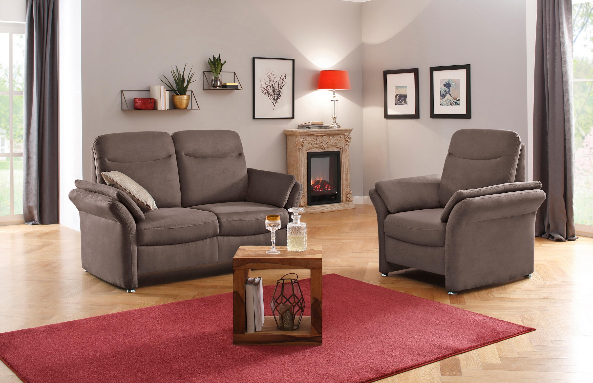 Home affaire 2-Sitzer »Tahoma«, mit Armteilverstellung, Federkern