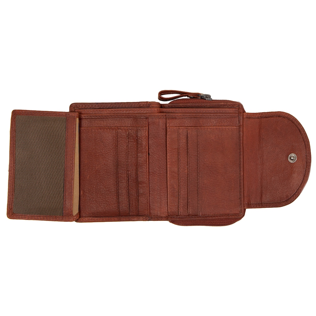 MUSTANG Geldbörse »Udine leather wallet top opening«