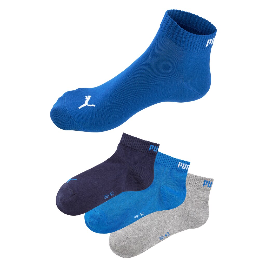 PUMA Kurzsocken, (3 Paar)