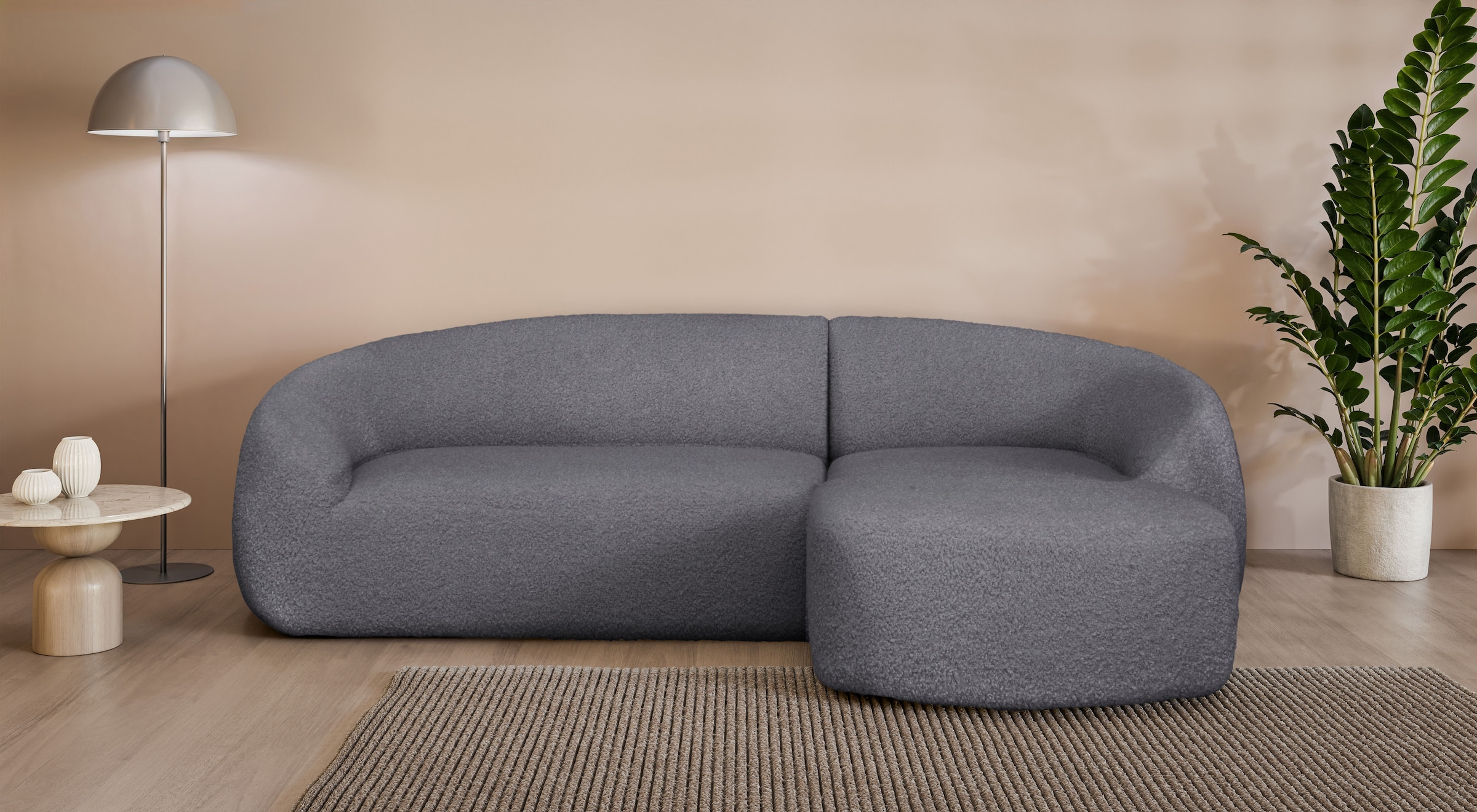 LeGer Home by Lena Gercke Ecksofa "YANI, L-Form, Designersofa, organische F günstig online kaufen