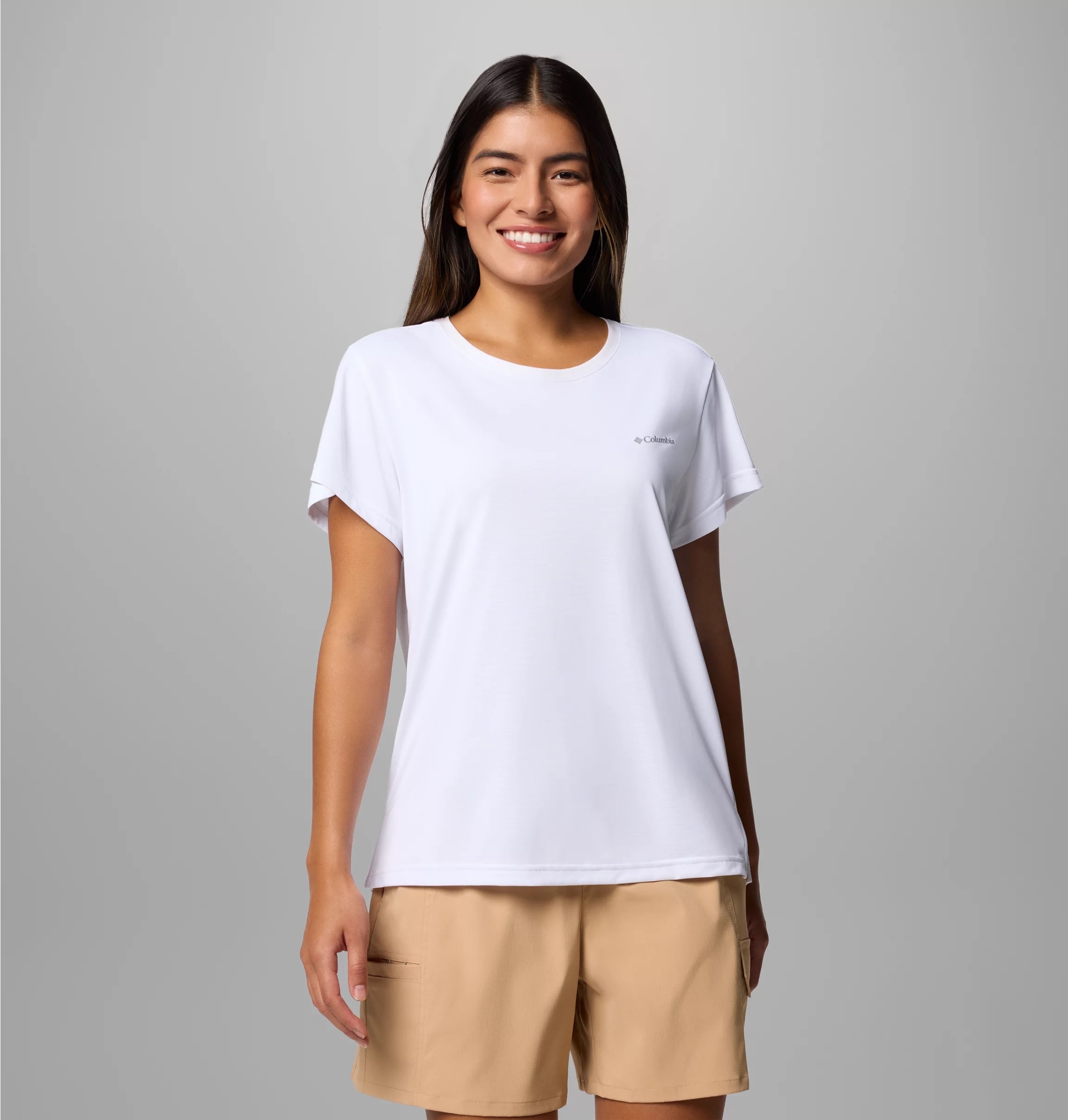 Columbia Funktionsshirt Kurzarm-Design, sportliche Passform, aus Polyester