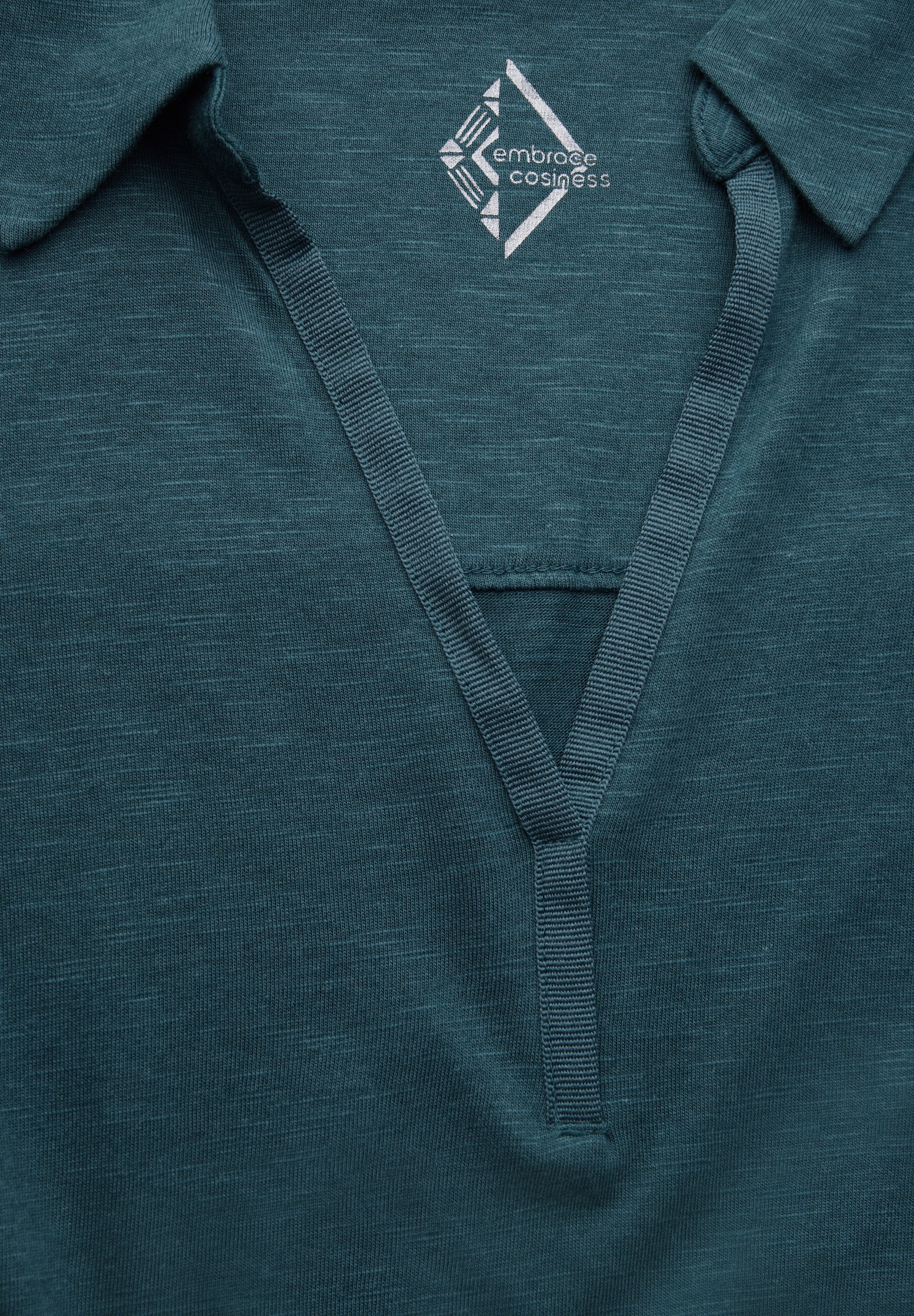 Cecil Langarmshirt, mit Elastiksaum