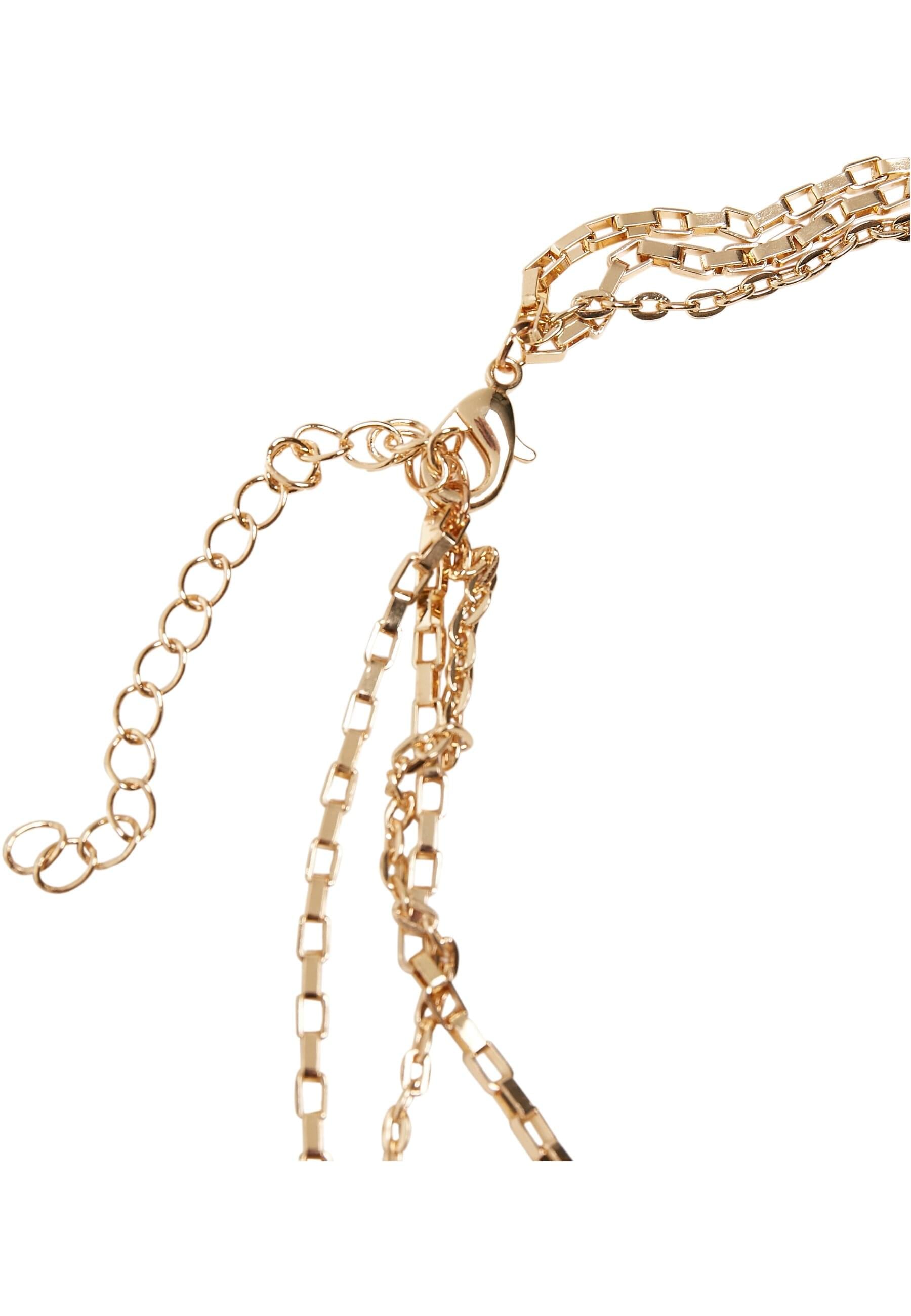 URBAN CLASSICS Edelstahlkette »Urban Classics Unisex Layering Amulet Necklace«