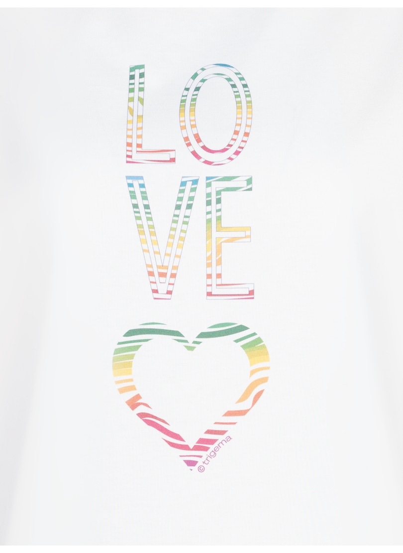 Trigema Marškinėliai »TRIGEMA Oversize tipo Marškinėliai su bunten Printmotiven« (1 tlg.)