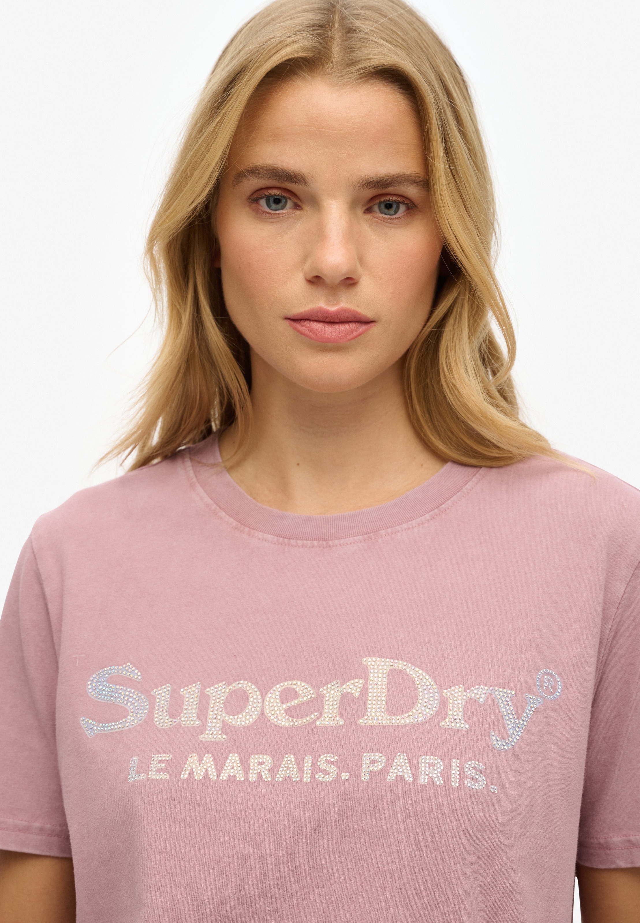 Thumbnail - Superdry Kurzarmshirt "VENUE METALLIC RELAXED TEE"