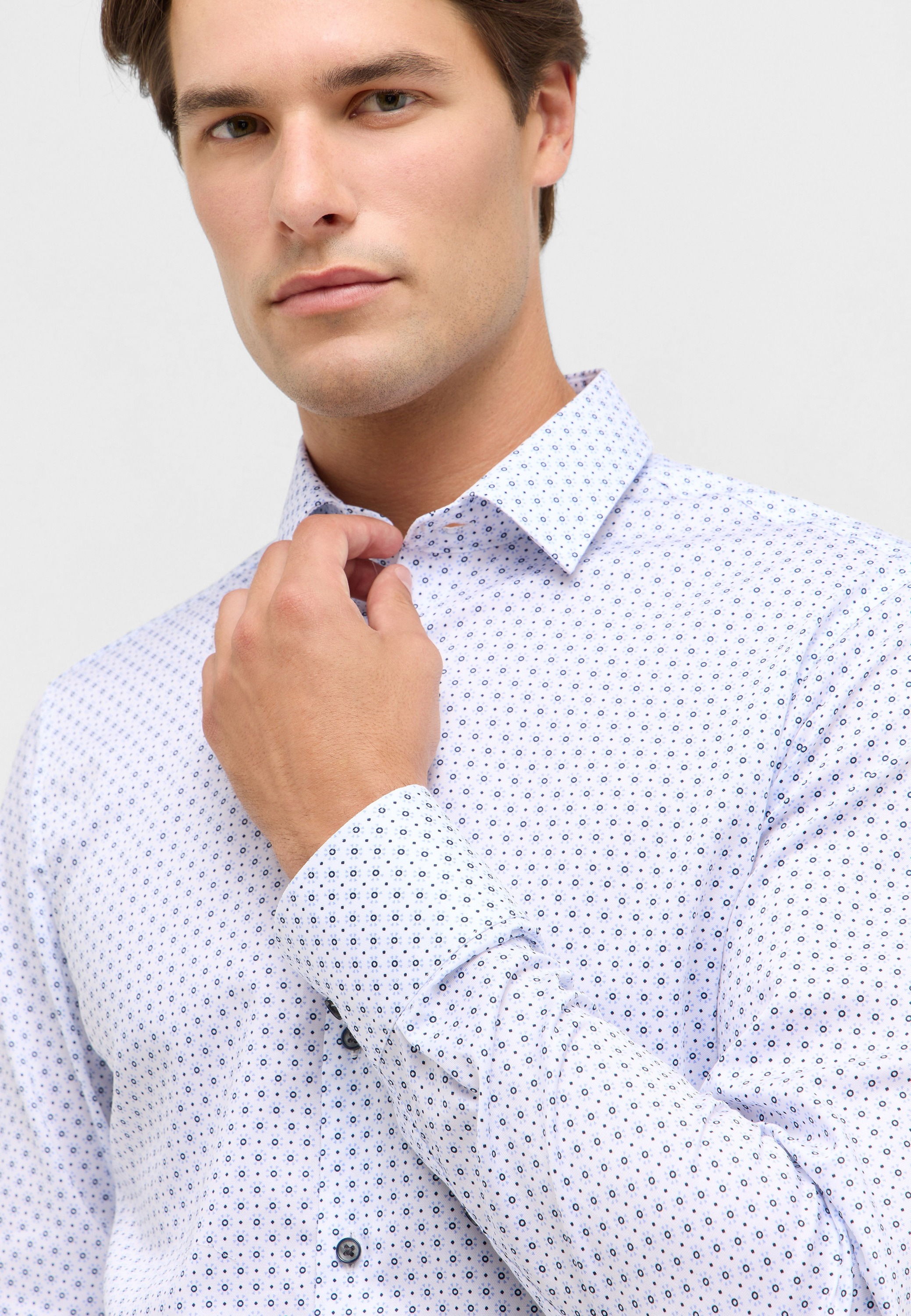 Thumbnail - Eterna Langarmhemd "SLIM FIT" NON IRON (bügelfrei)