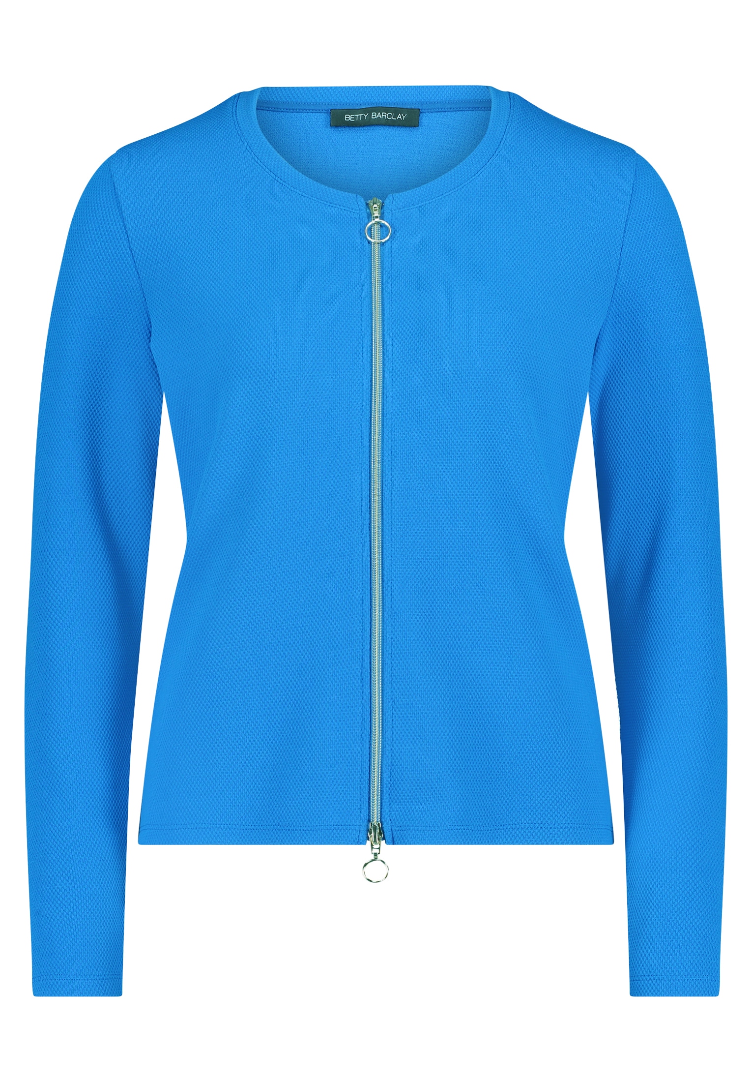 Betty Barclay Sweatjacke »Betty Barclay Shirtjacke mit Reißverschluss«, Struktur