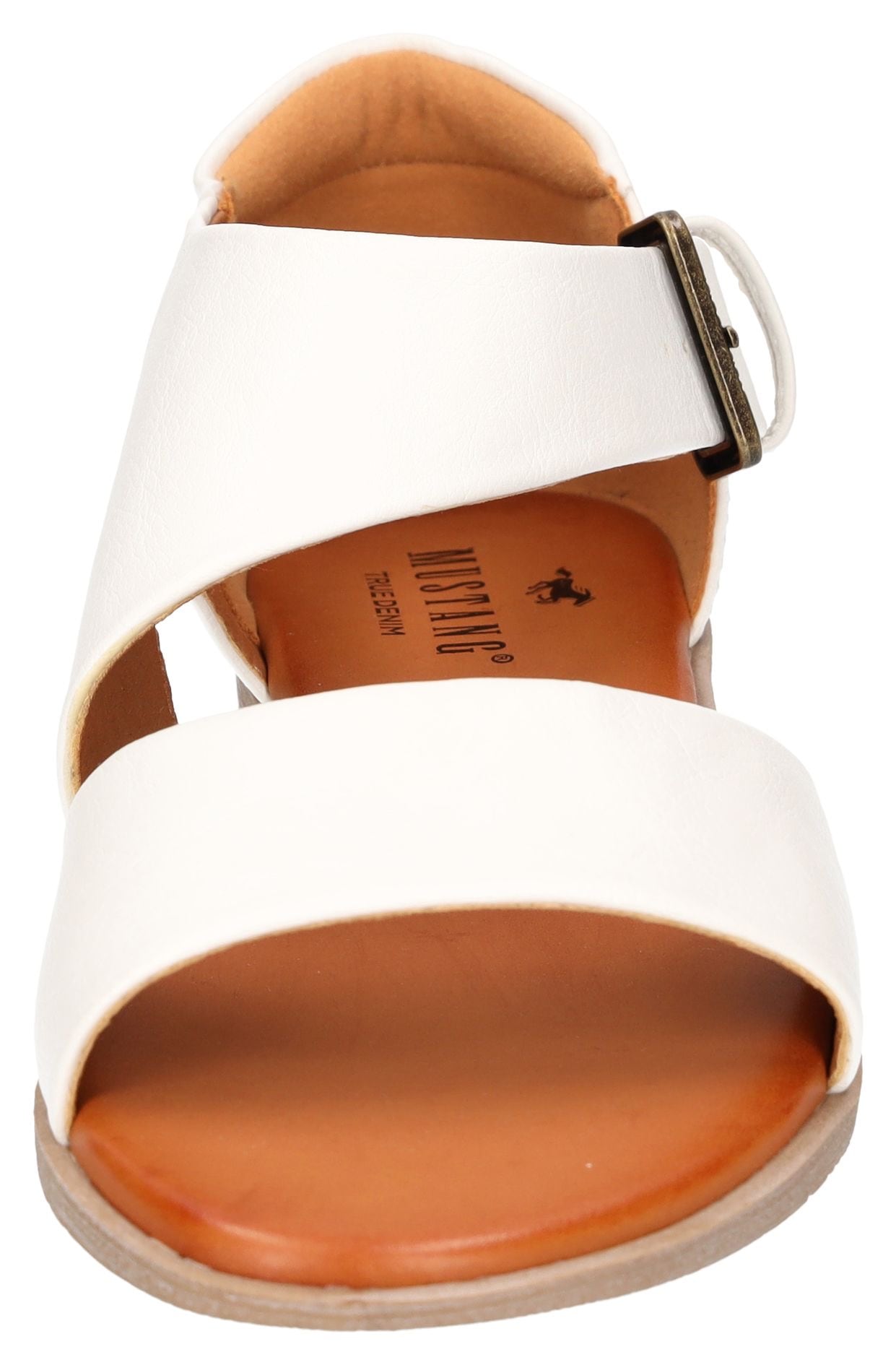 Mustang Shoes Sandale, Sommerschuh, Sandalette, Riemchensandale in asymmetrischer Optik