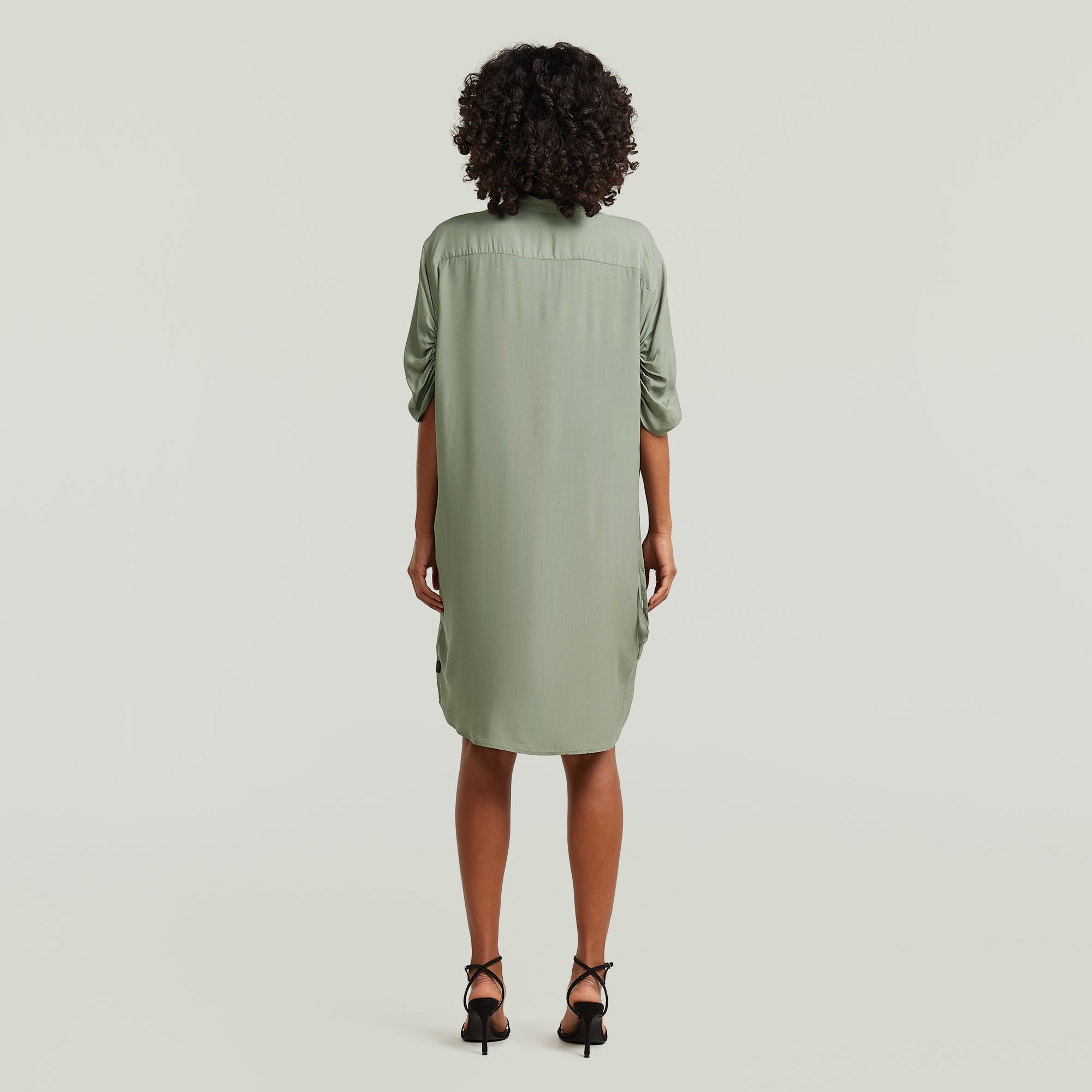 G-STAR Blusenkleid »DRS Fluid Dress« Brusttasche mit verstellbaren Ärmeln, Regular Fit