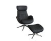 FLEXLUX Relaxsessel »Relaxchairs Elegant«, Premium Komfort, Rücken- & Kopfteilverstellung, drehbar, Fuß Alu