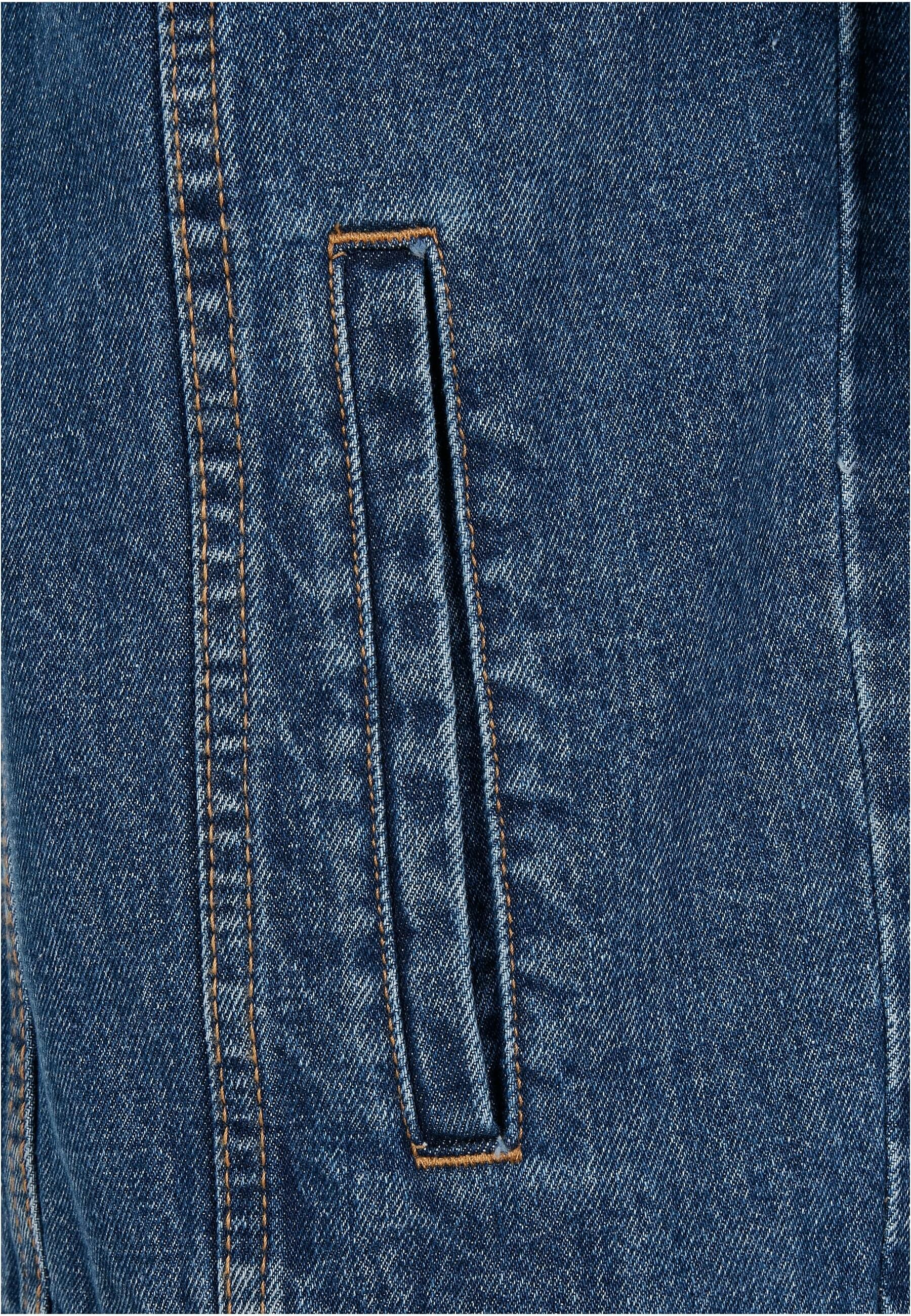 URBAN CLASSICS Jeansjacke »Urban Classics Herren Organic Basic Denim Jacket«, (1 St.), ohne Kapuze
