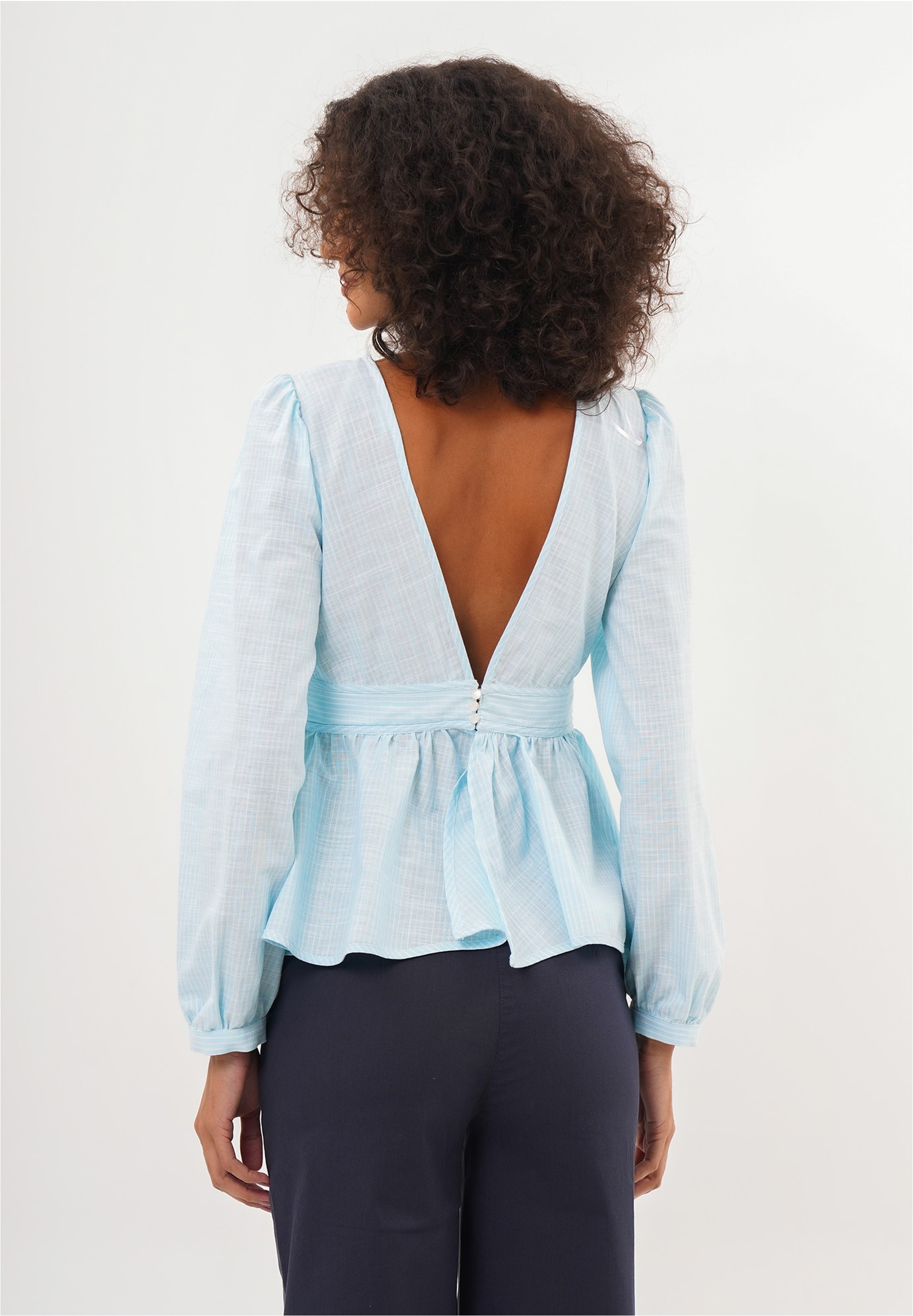 freshlions Klassische Bluse »Brielle«, mit gestreiftem Design