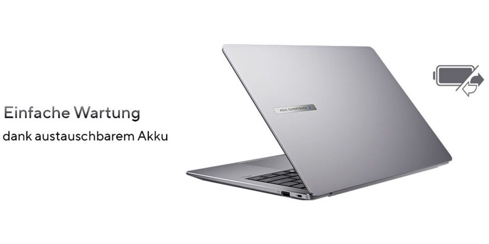 Asus Notebook »ExpertBook P5 P5405CSA-NZ0911W« 35,6 cm / 14 ″ Intel Core Ultra 5 ARC 130V 512 GB SSD