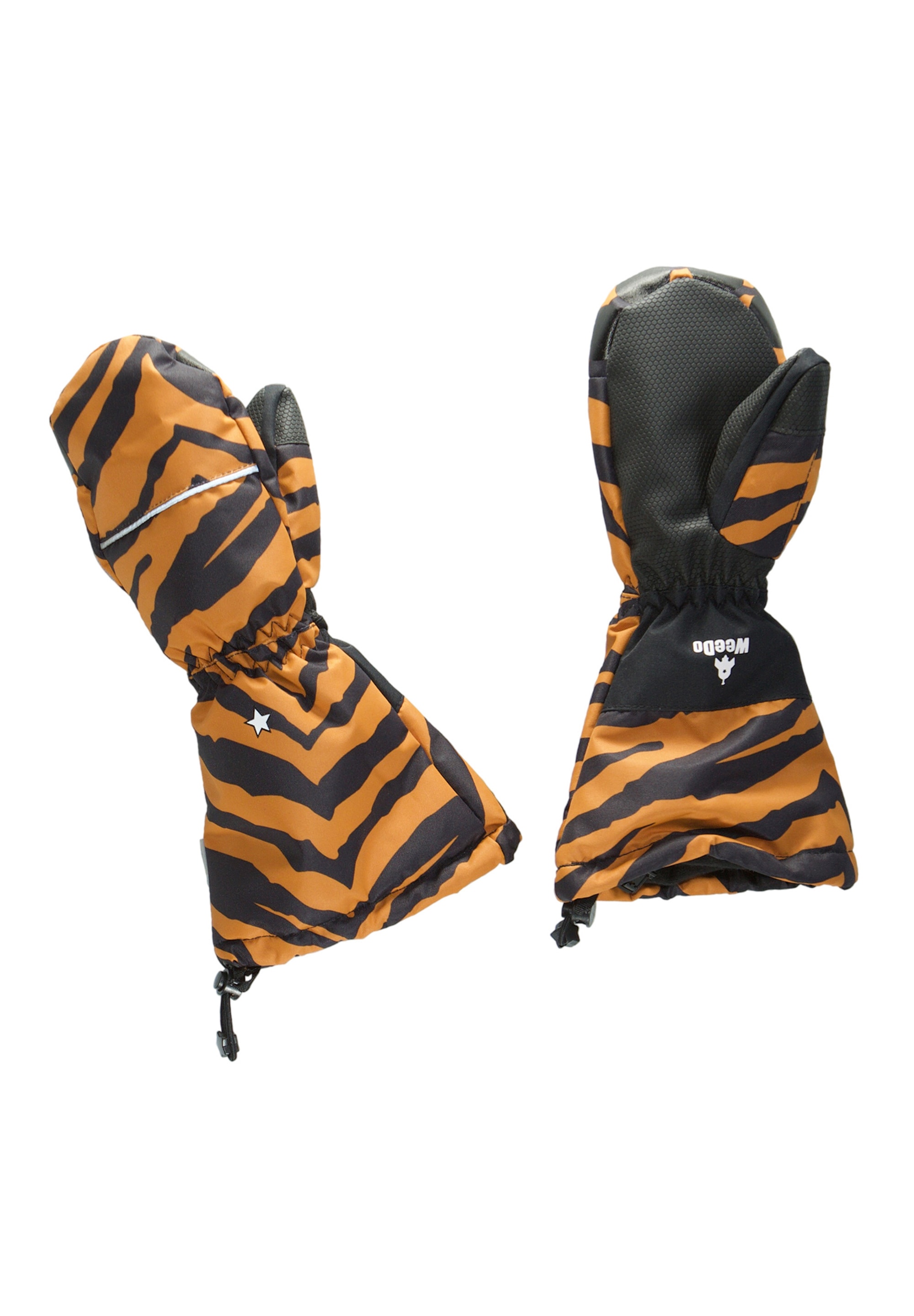 WeeDo Fäustlinge »TIGERDO Tiger«, lange Manschetten, nachhaltig produziert,  passend zu WeeDo Schneeanzug online kaufen | BAUR