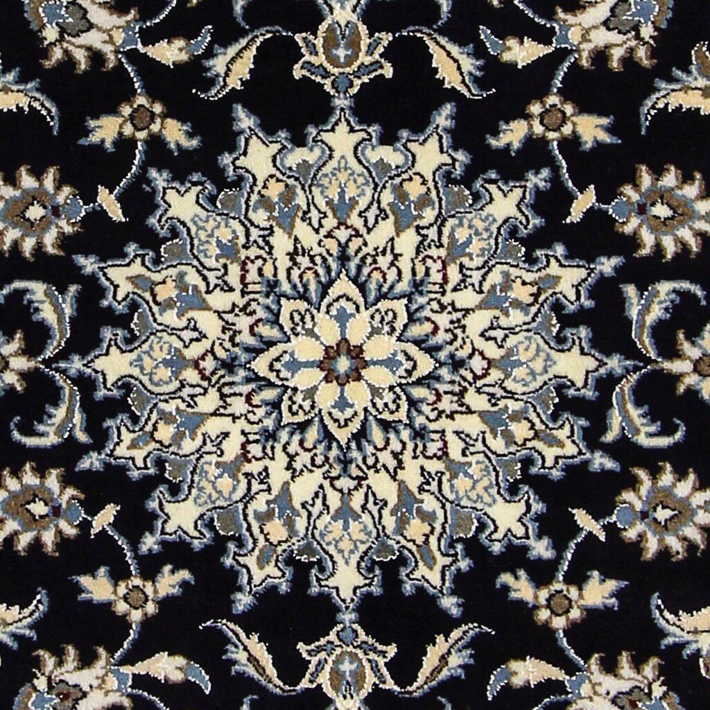 morgenland Orientteppich »Perser - Nain - 198 x 119 cm - dunkelblau«, rechteckig