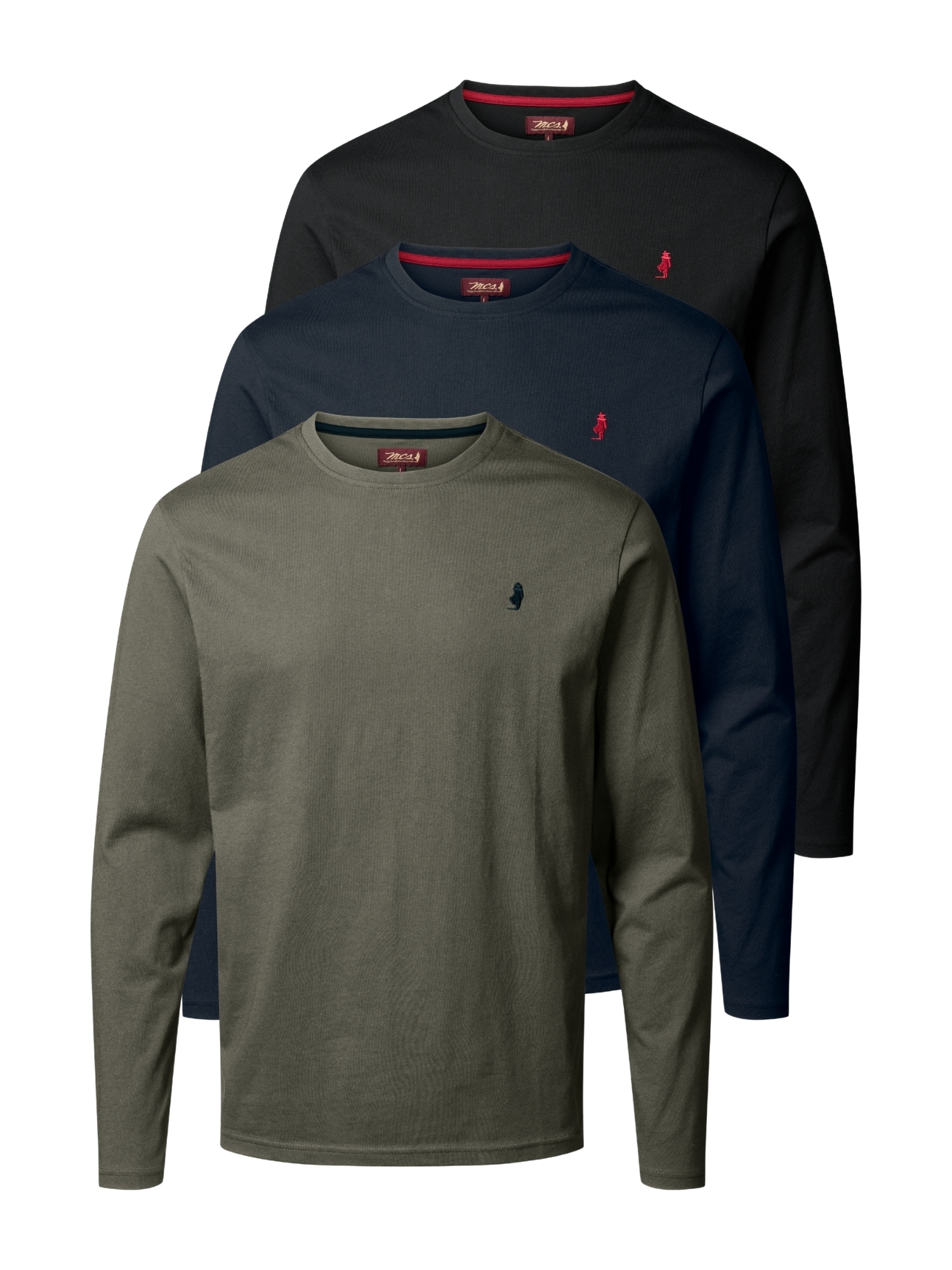 MCS Langarmhemd "MCS Long Sleeve T-Shirt Jack" günstig online kaufen