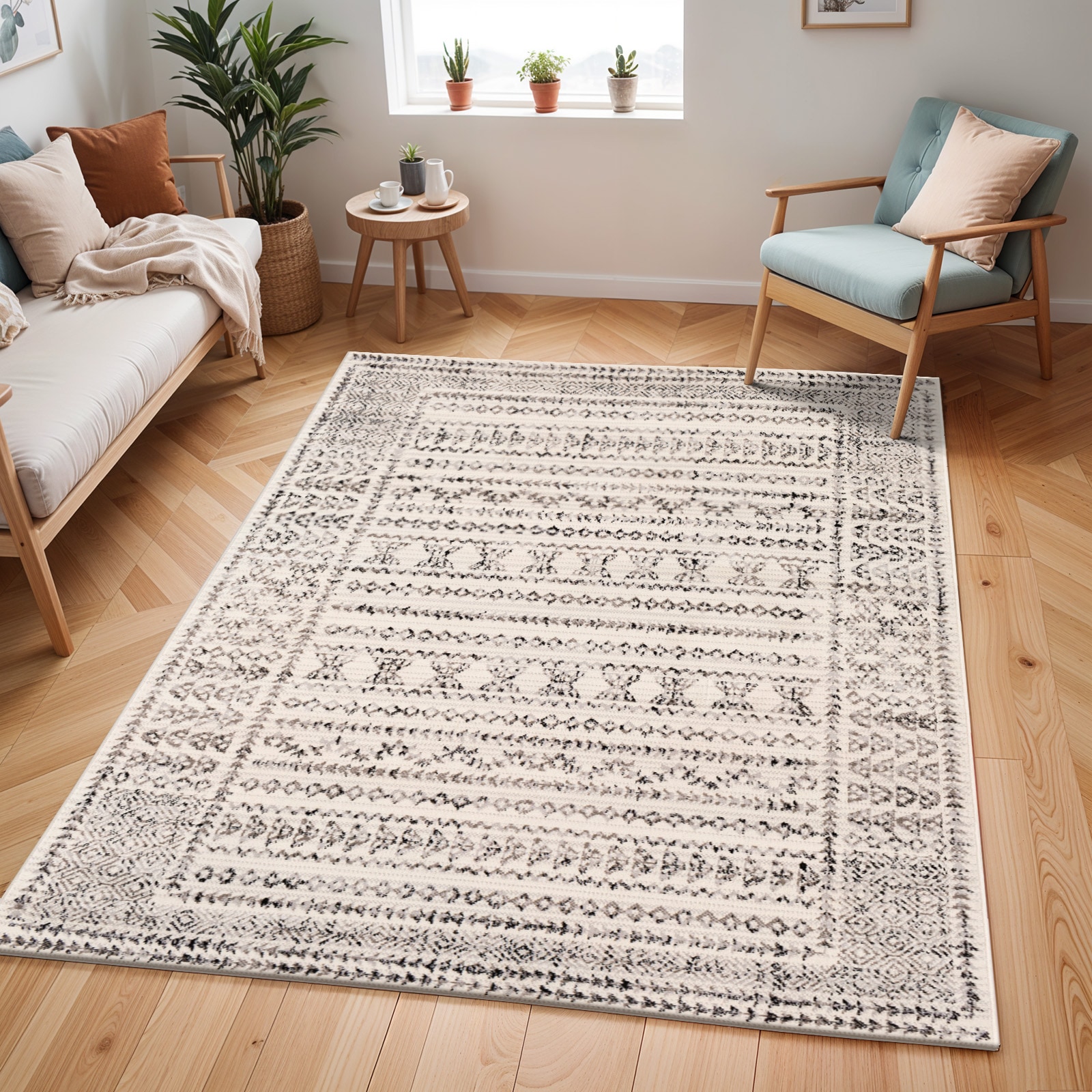 Livabliss Teppich "IPOH" rechteckig 11 mm Höhe Skandinavischer Teppich, Kur günstig online kaufen