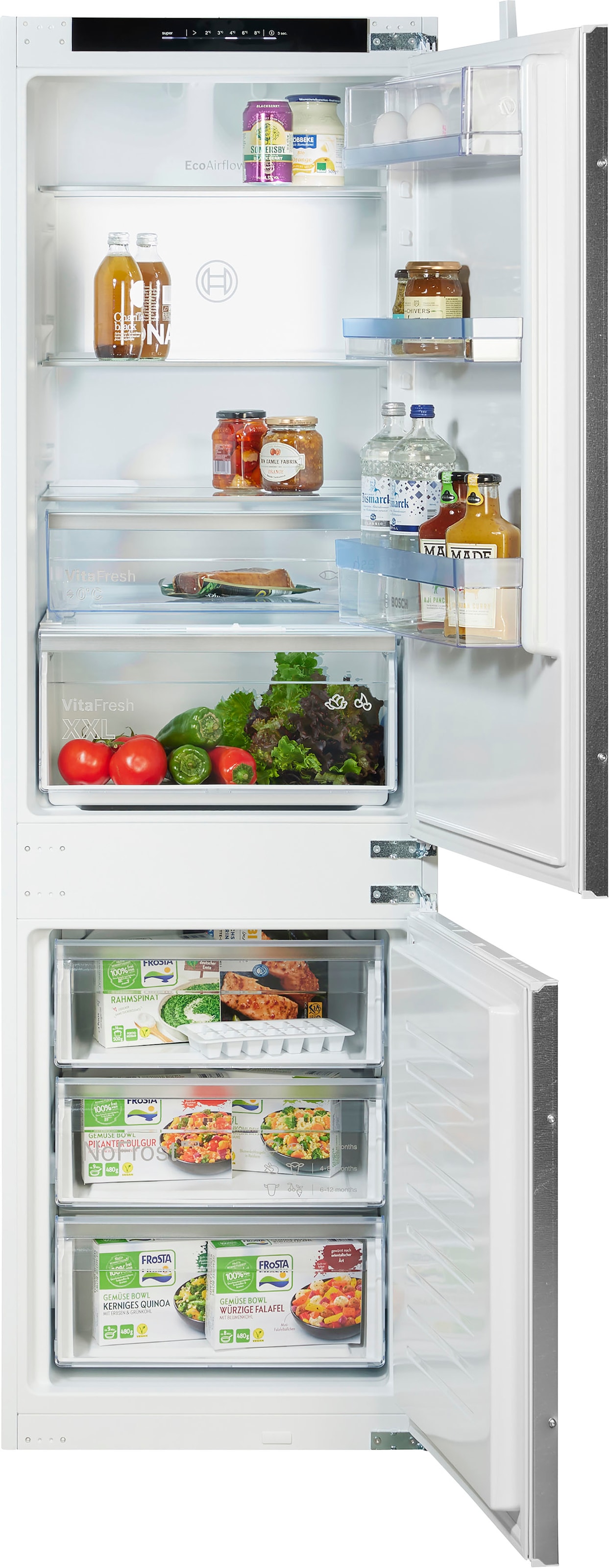BOSCH Einbaukühlgefrierkombination 4 "KIN86VSE0" 177,2 cm hoch 54,1 cm brei günstig online kaufen