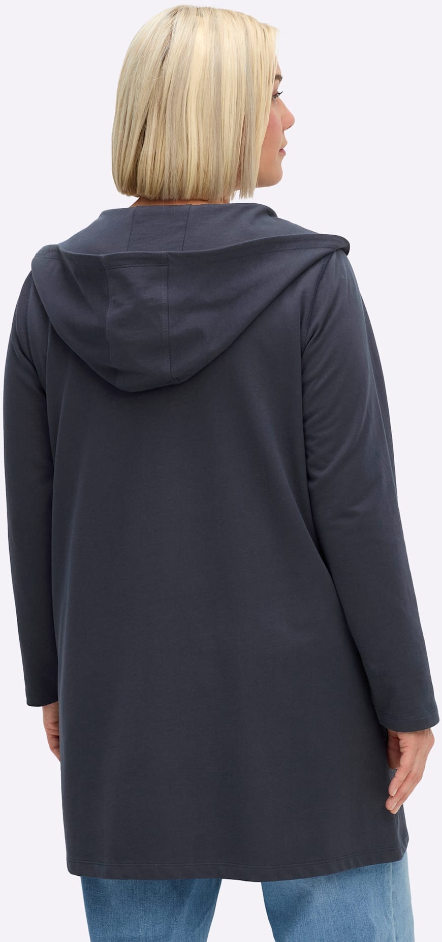 Sheego Shirtjacke "Sweatshirtjacke", (1 tlg.) günstig online kaufen