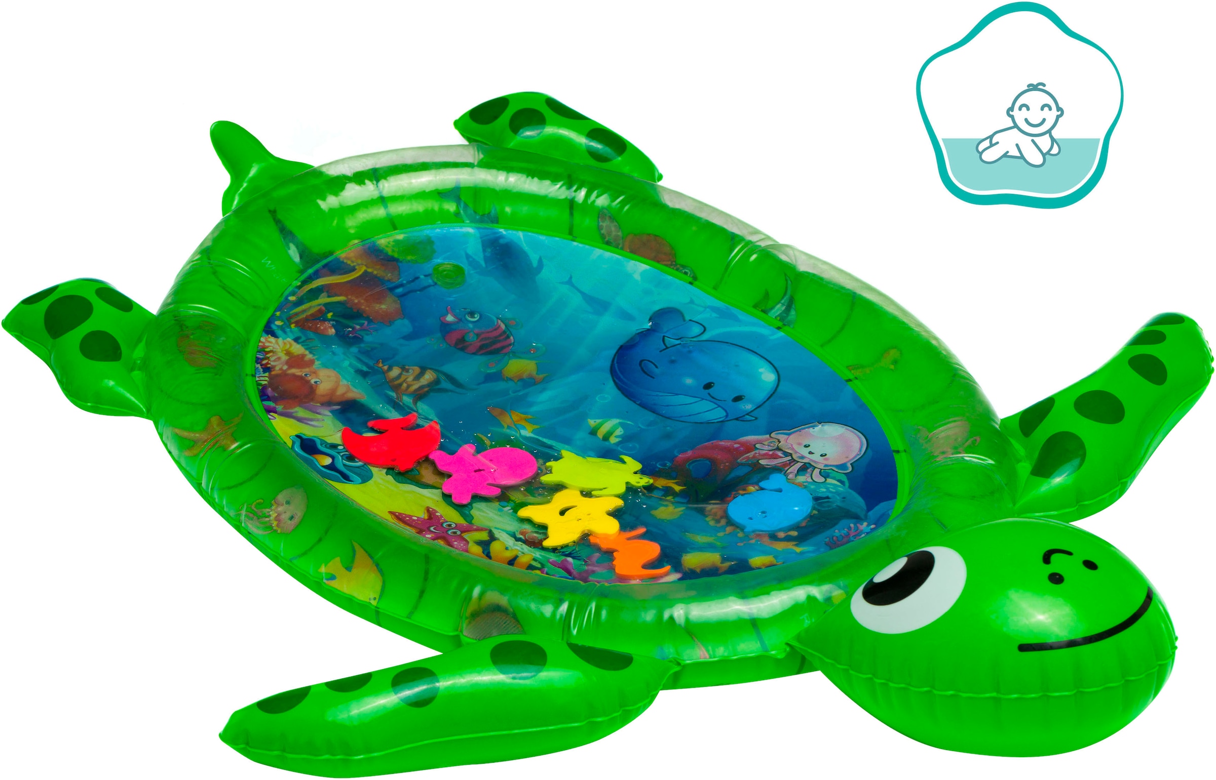 Fillikid Spielmatte »Wasserspielmatte Schildkröte«, teilweise mit Wasser befüllbar