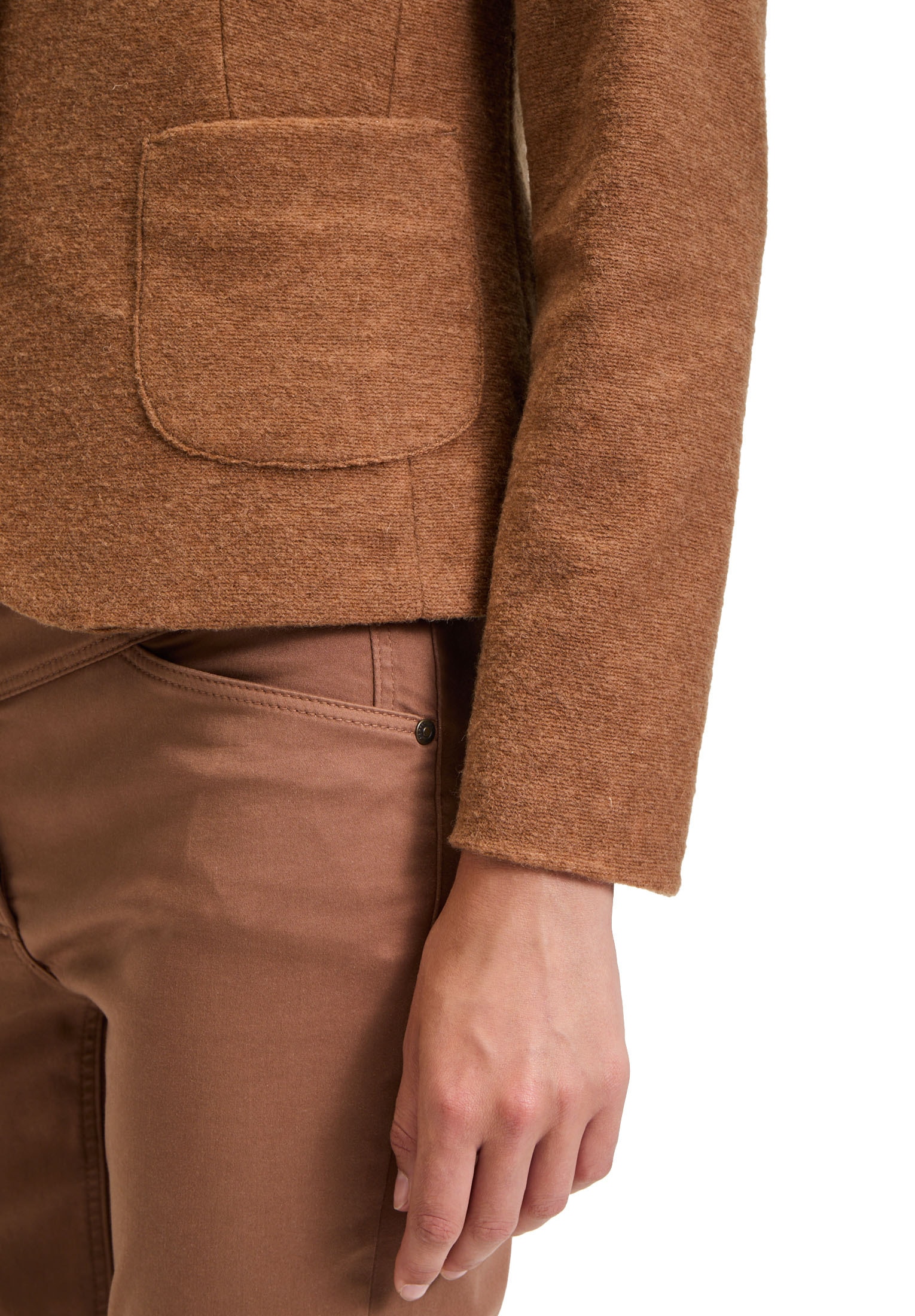 Betty Barclay Kurzblazer »Betty Barclay Damen Wollblazer mit aufgesetzten Taschen«, Material