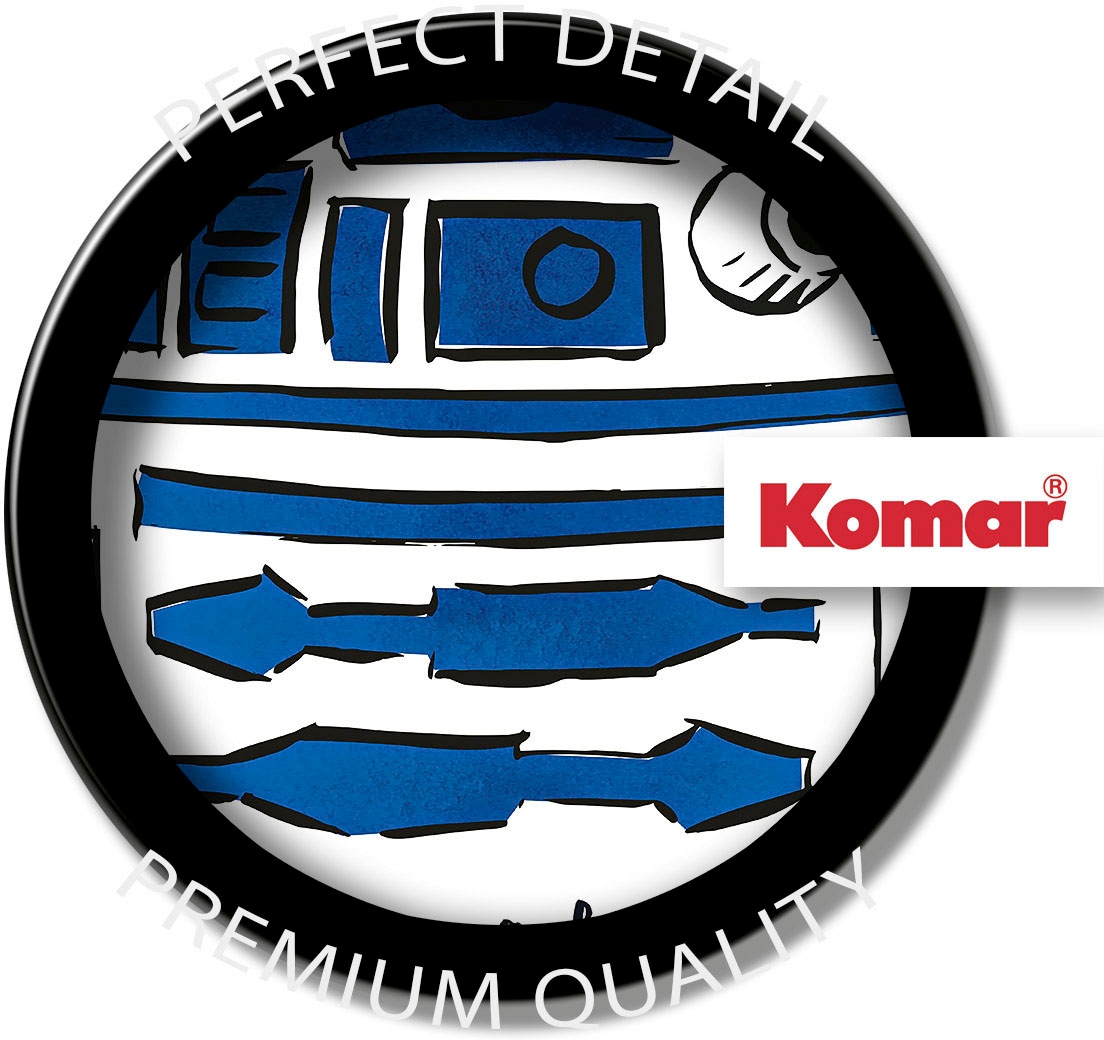 Komar Leinwandbild »Keilrahmenbild - Star Wars R2D2 More Fun - Größe 40 x 60 cm«, Disney, (1 St., 40 x 60 cm (Breite x Höhe)